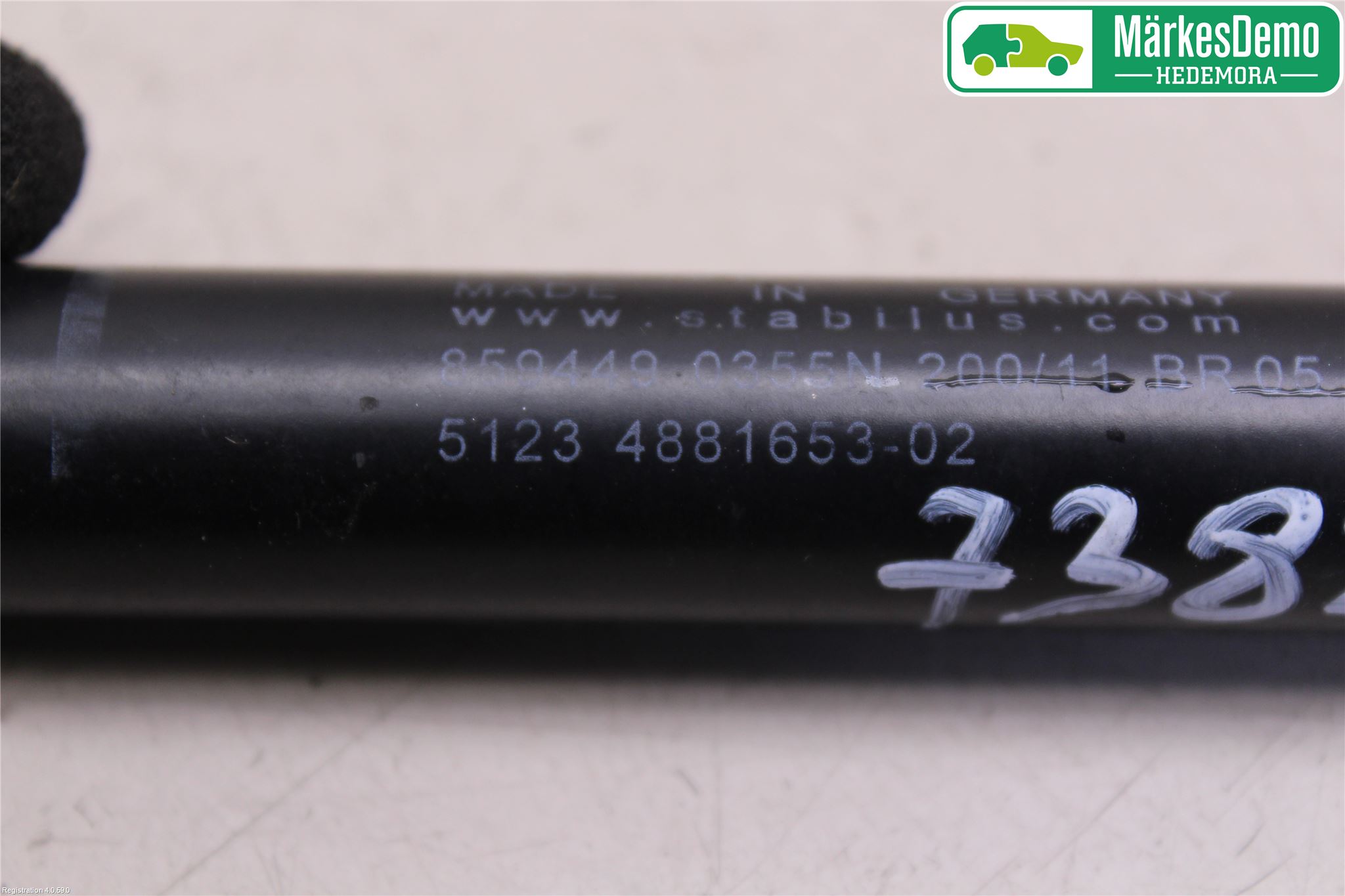 BMW 5 F10/F11/F18 09-17 Panser Demper-Gassfjær