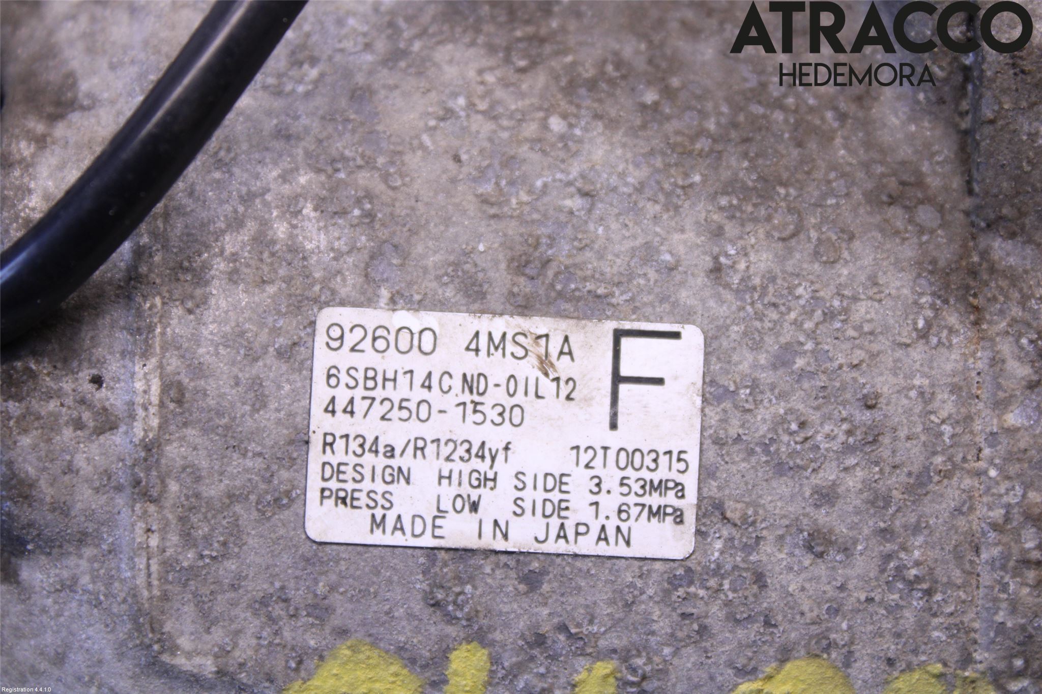 Nissan X-TRAIL 14-21 Varme Ac Kompressor