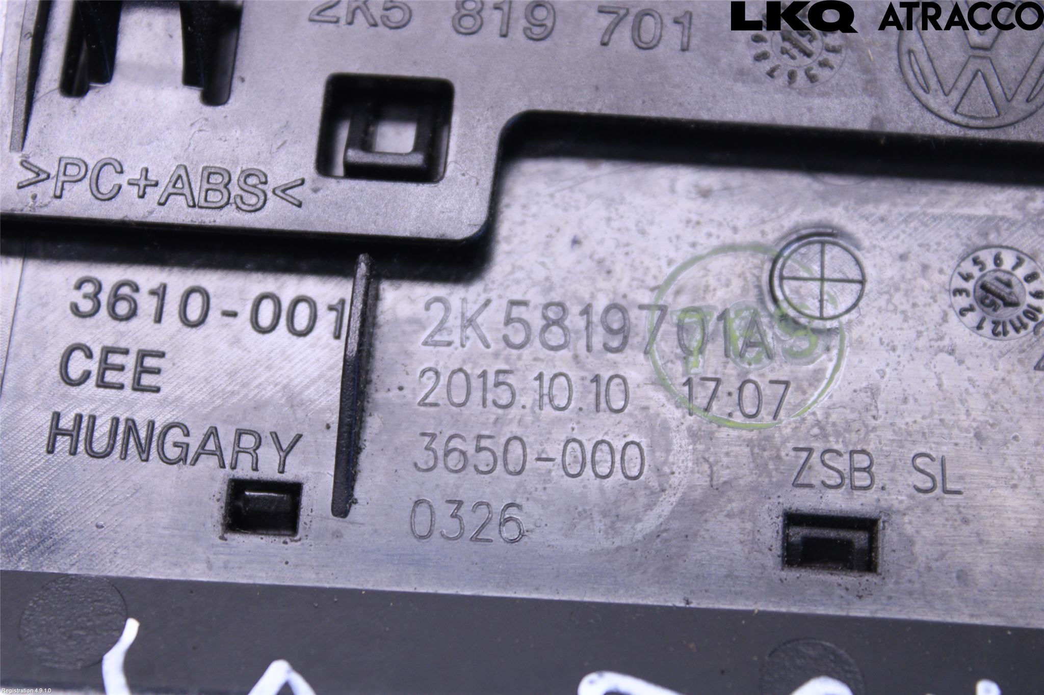 Volkswagen VW CADDY 16-20 Dashbord Kanal - Dyse