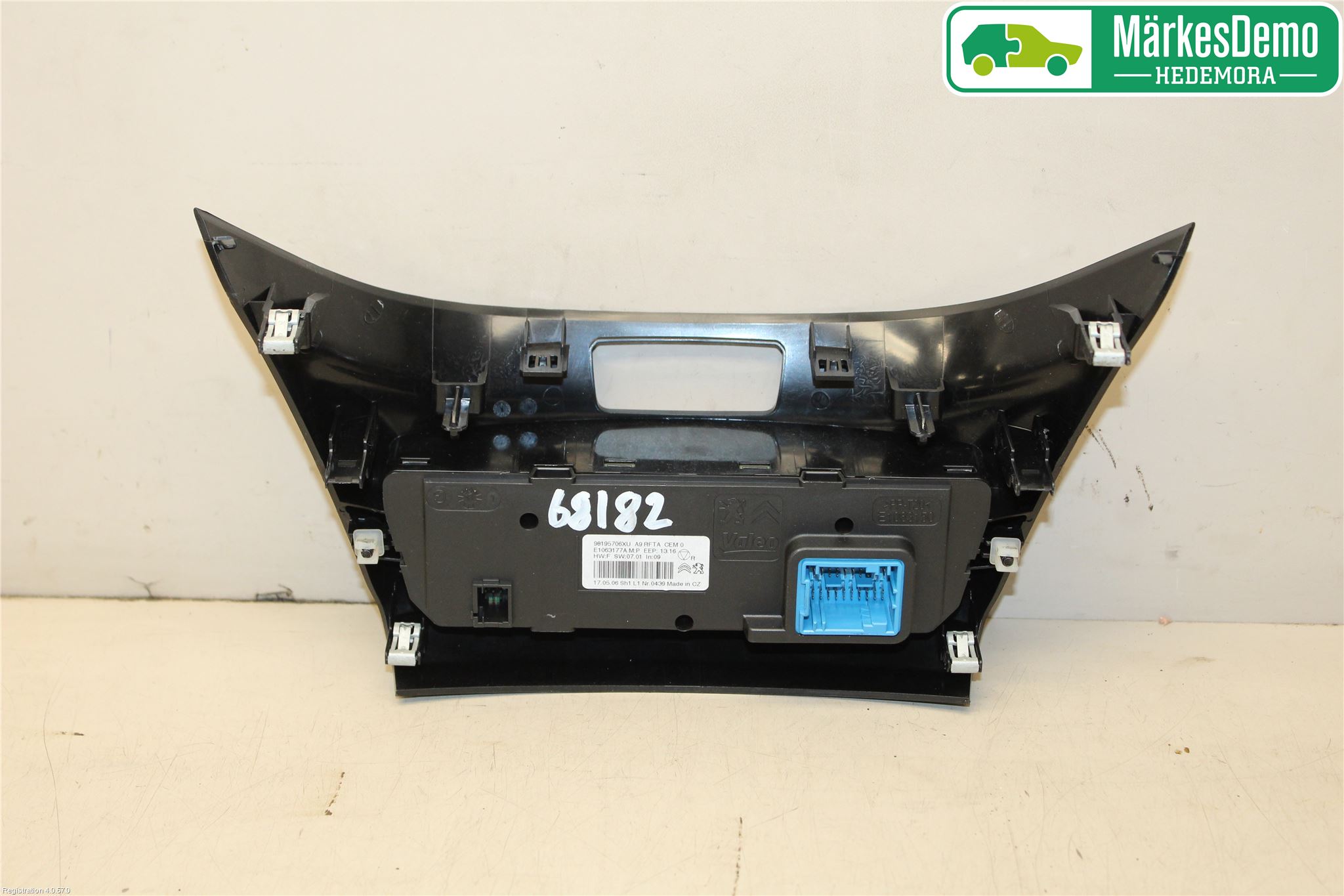 Peugeot PEUGOT 208 16-19 Varme Ac Betjening-Display