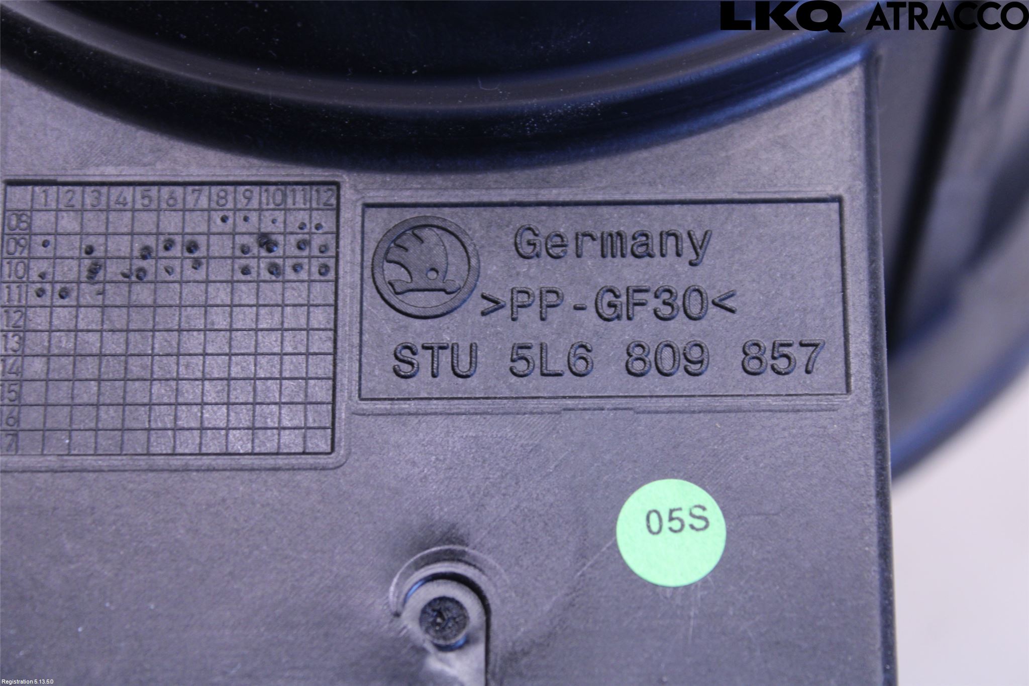 Skoda YETI Drivstoff Tankluke