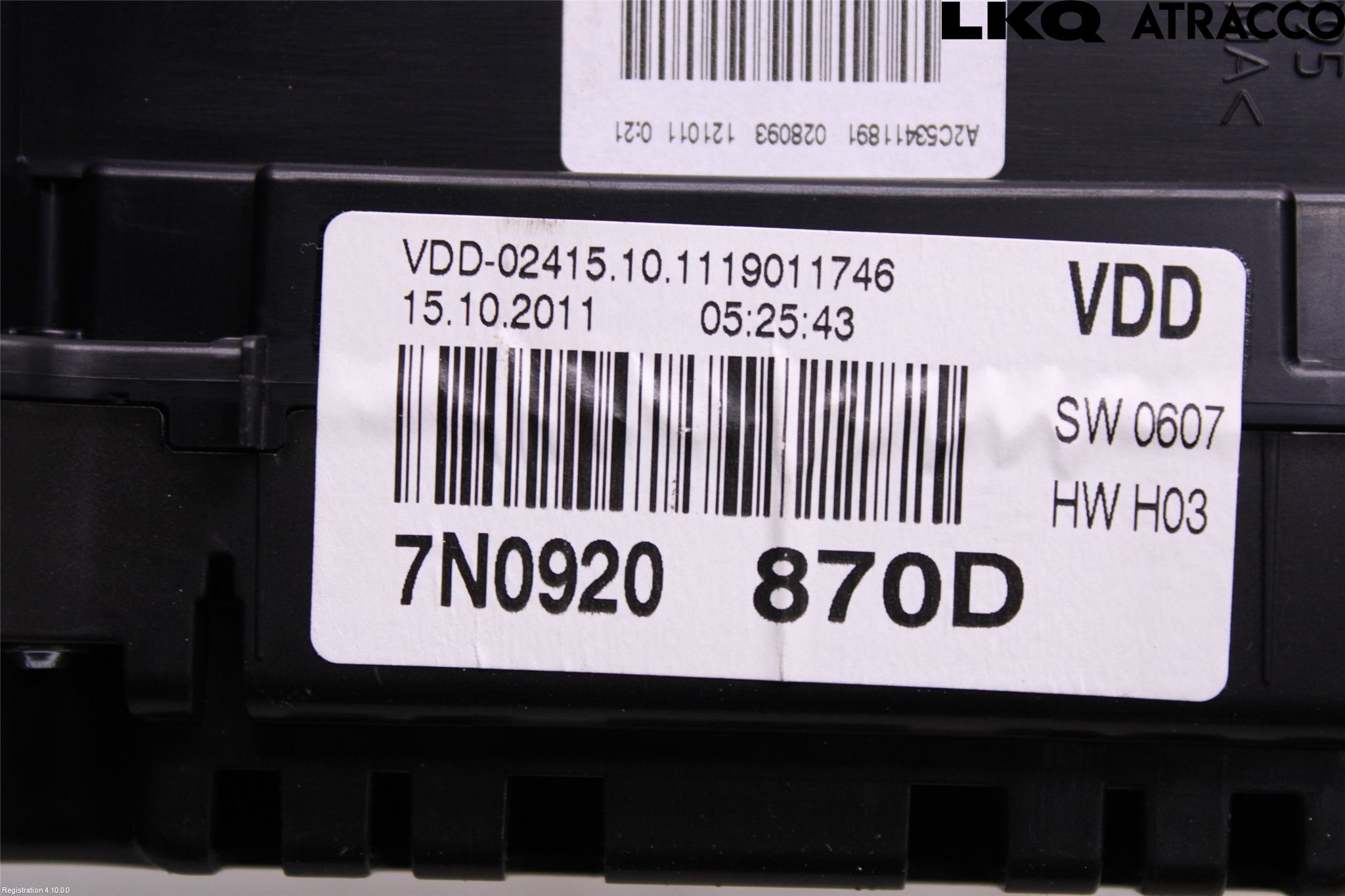 Volkswagen VW SHARAN 11- Instr Kombinert