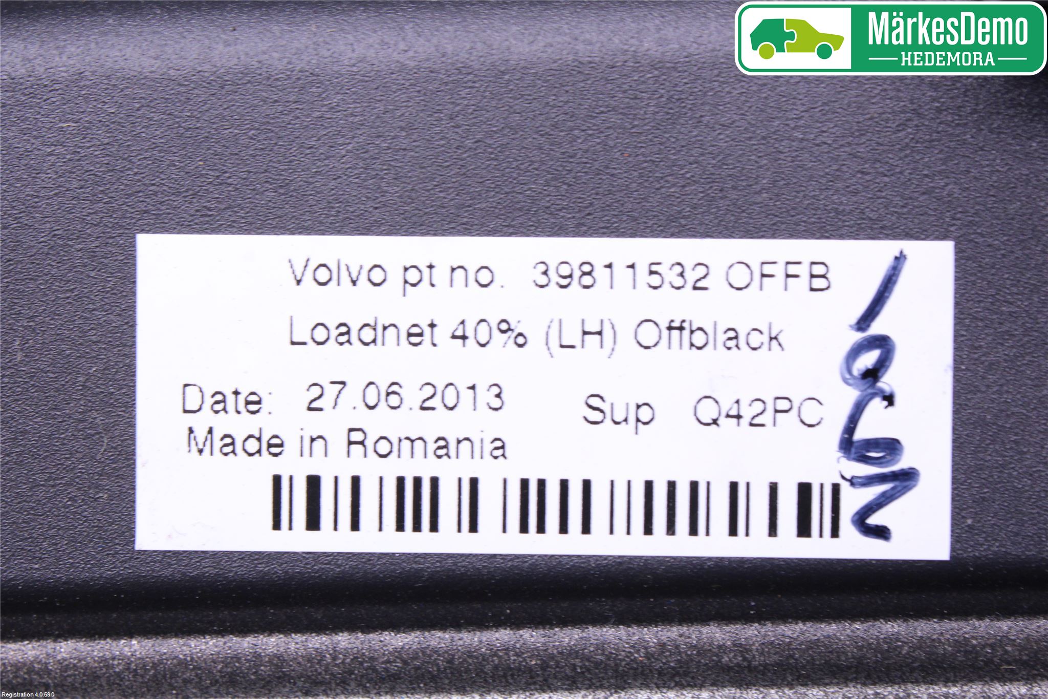 Volvo V60 14-18 Innr Lastforskyvningsvern