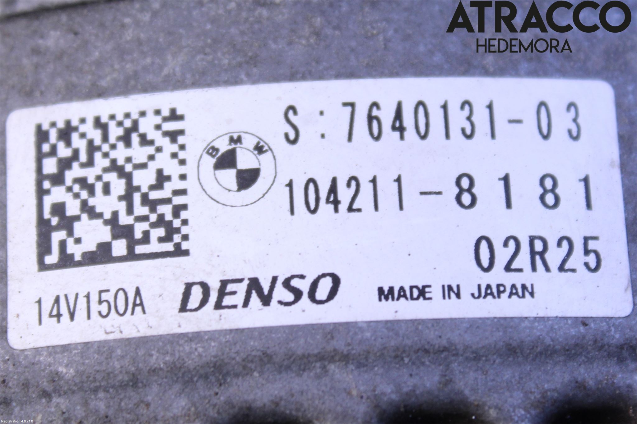 BMW 2 F45 Active Tourer 14-21 Dynamo