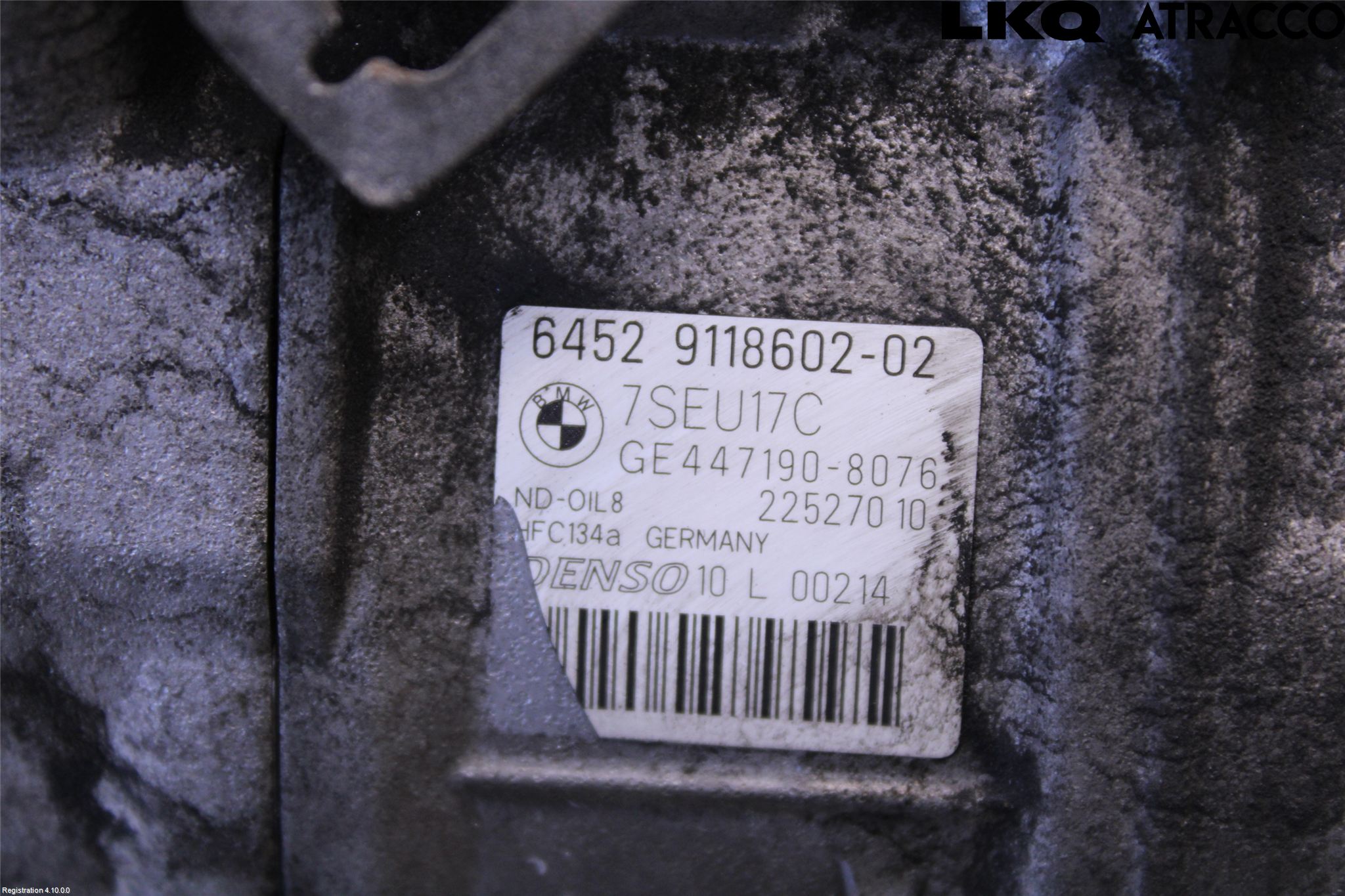 BMW 3 E90/91 SED/TOU 05-12 Varme Ac Kompressor