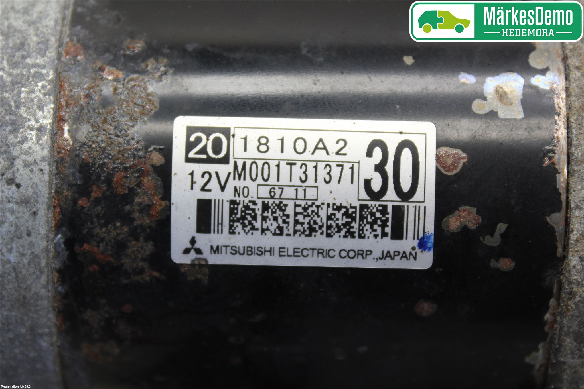 Mitsubishi ASX 10-22 Startmotor Diesel