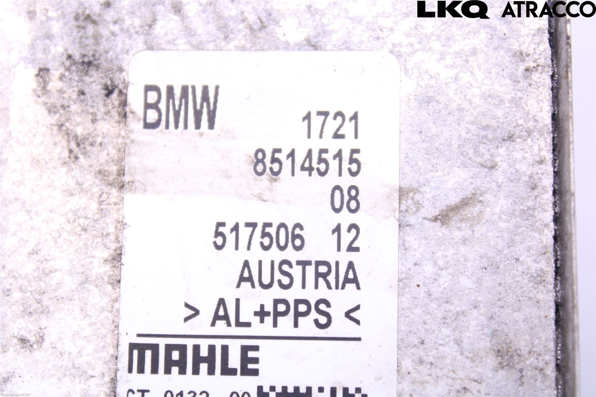 BMW 5 G30/G31/F90 17-23 Radiator Oljekjøler Automatgea