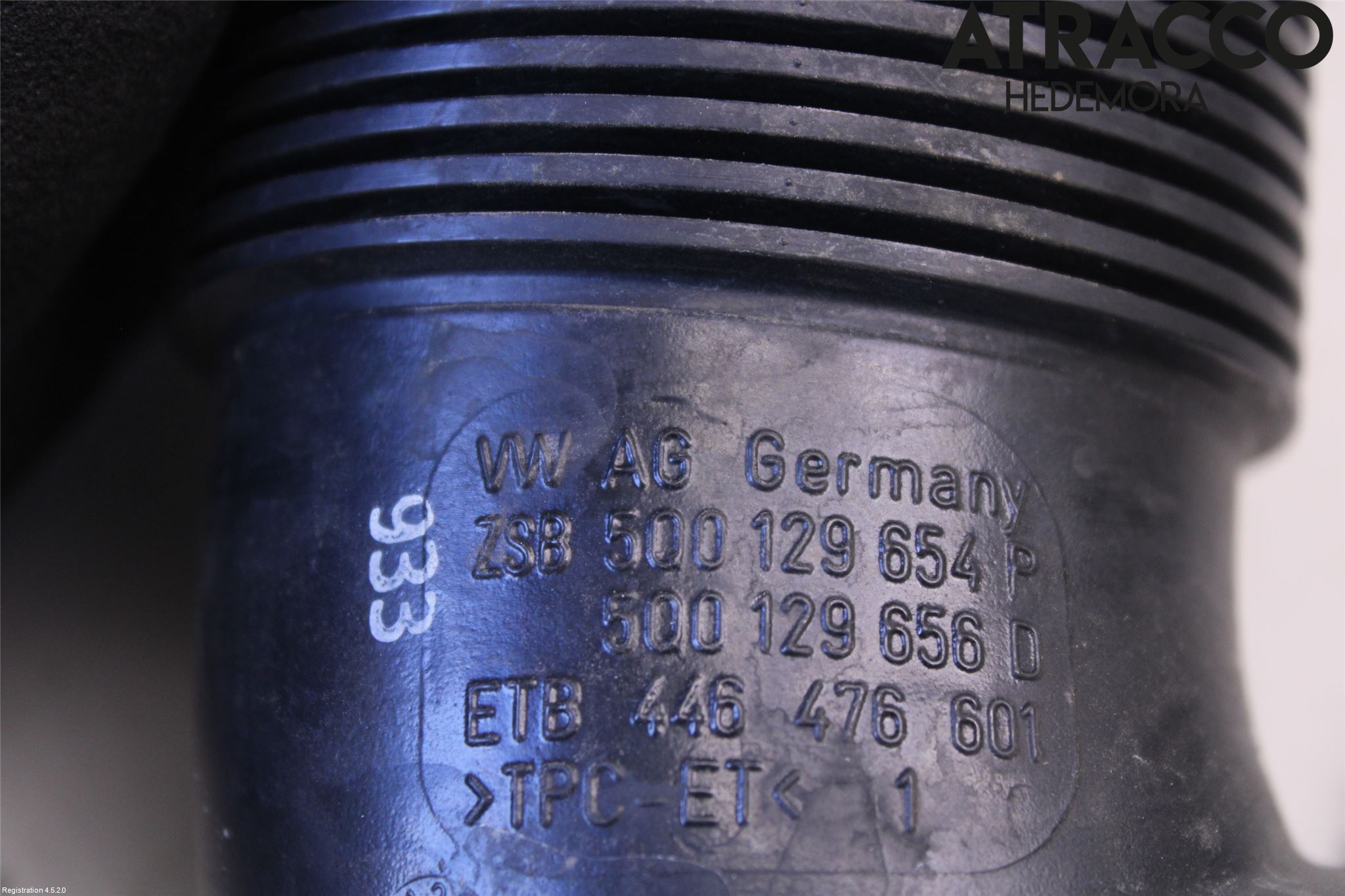Volkswagen VW GOLF / E-GOLF VII 13-20 Inns Gummibelg - Slange