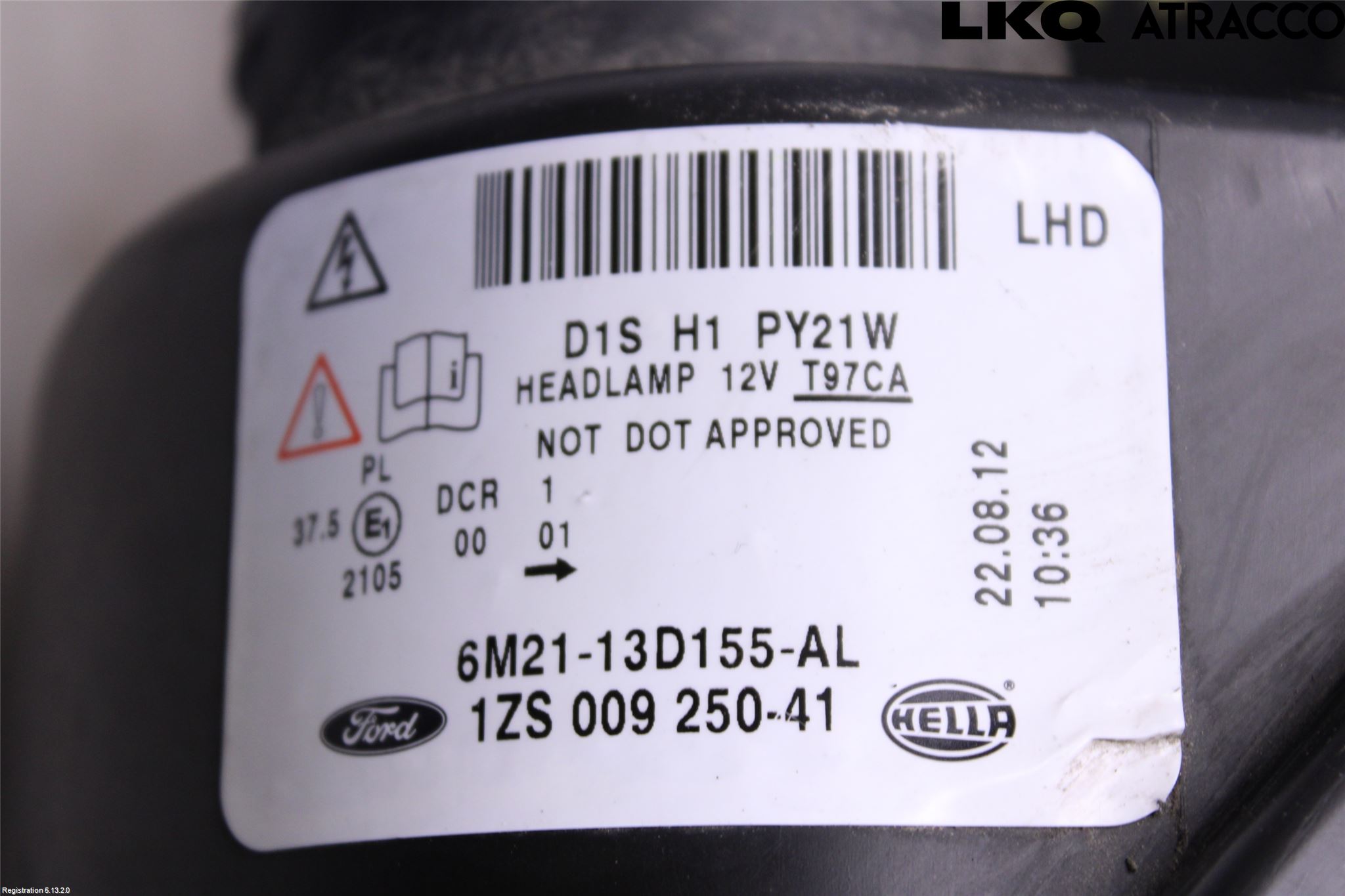 Ford S-MAX 06-15 Frontlykt Venstre