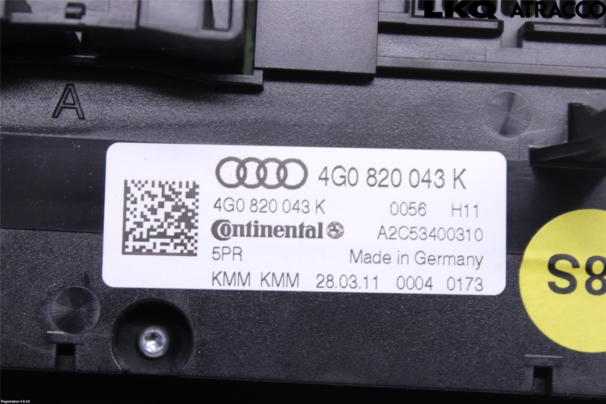 Audi A6/S6 4G 11-18 Varme Ac Betjening-Display