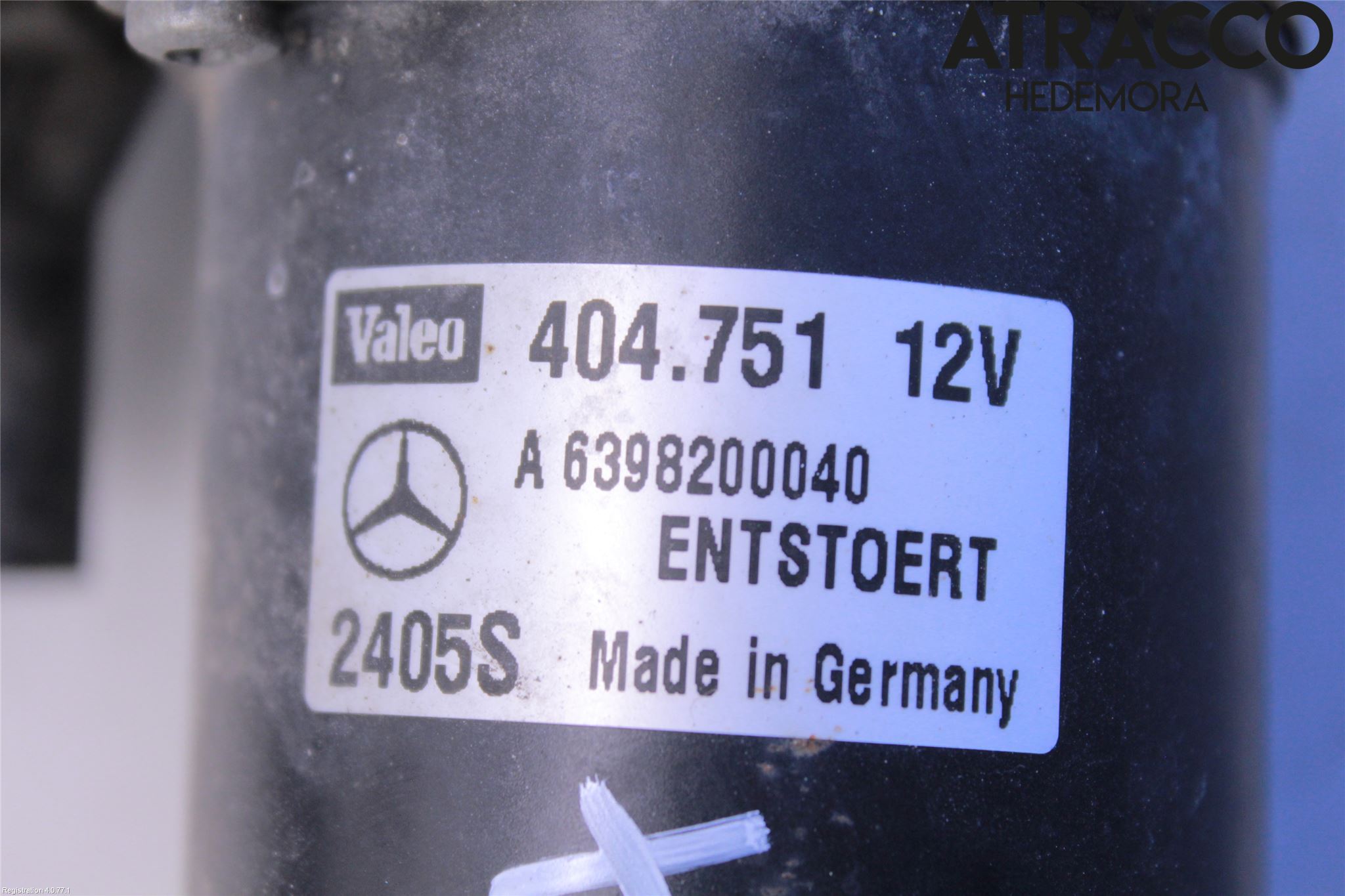 Mercedes-Benz MB VITO/VIANO (W639) 04-14 Viskermotor Frontrute