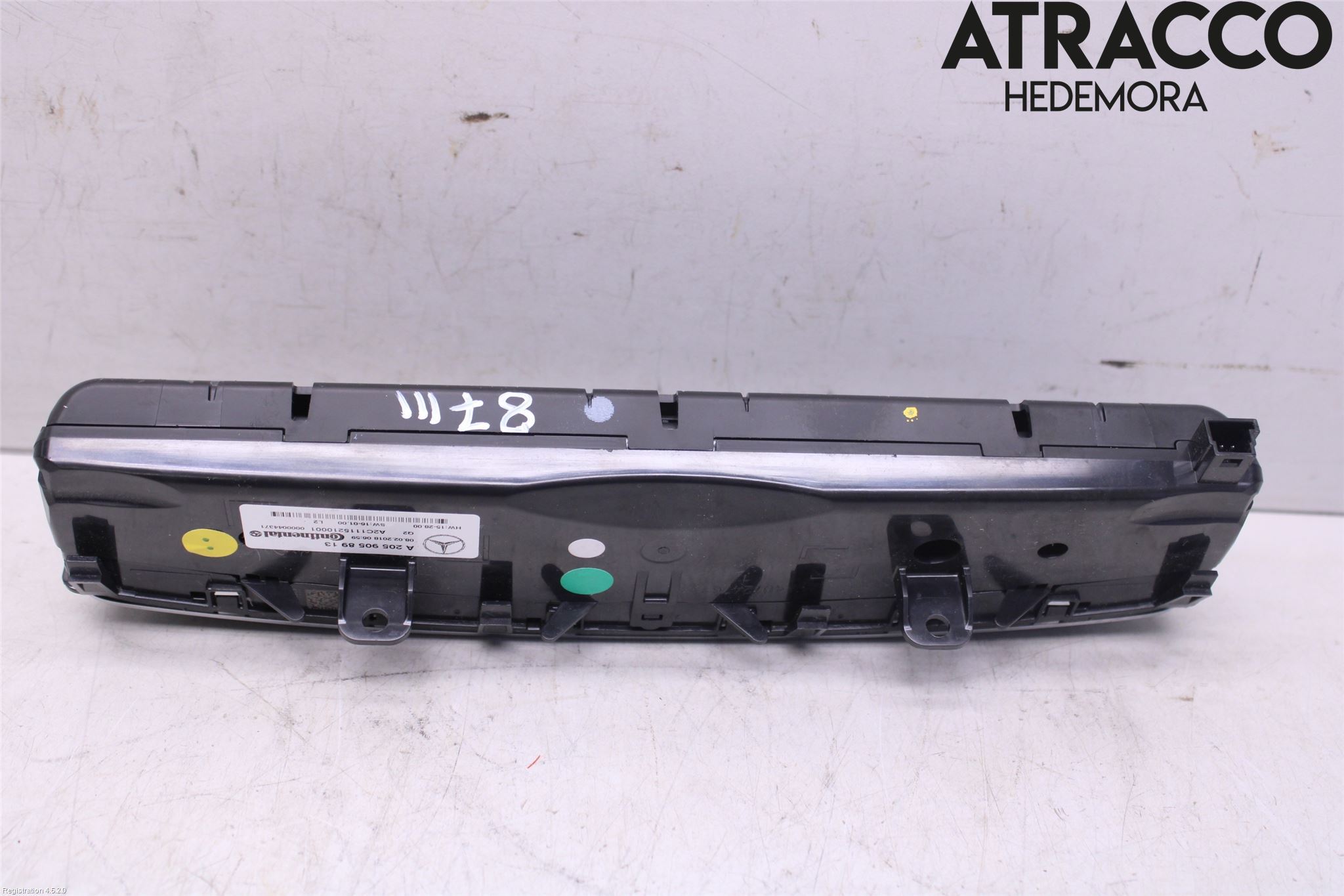 Mercedes-Benz MB GLC-KLASS (X253/C253) 15-22 Varme Ac Betjening-Display