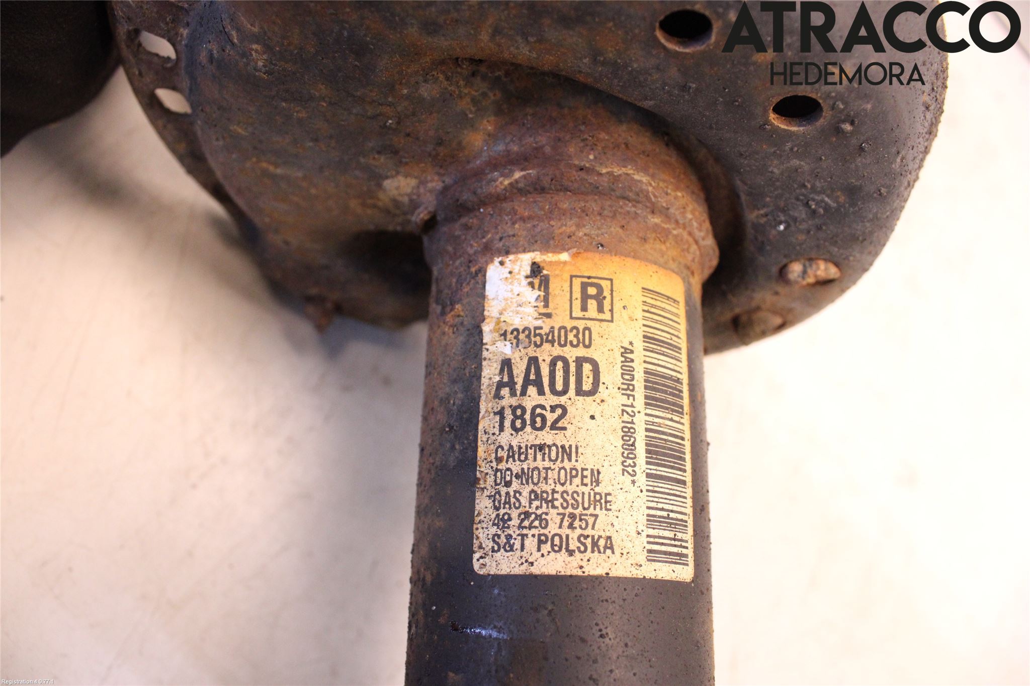 Opel ASTRA J 10-15 Fjærbein Foran Høyre
