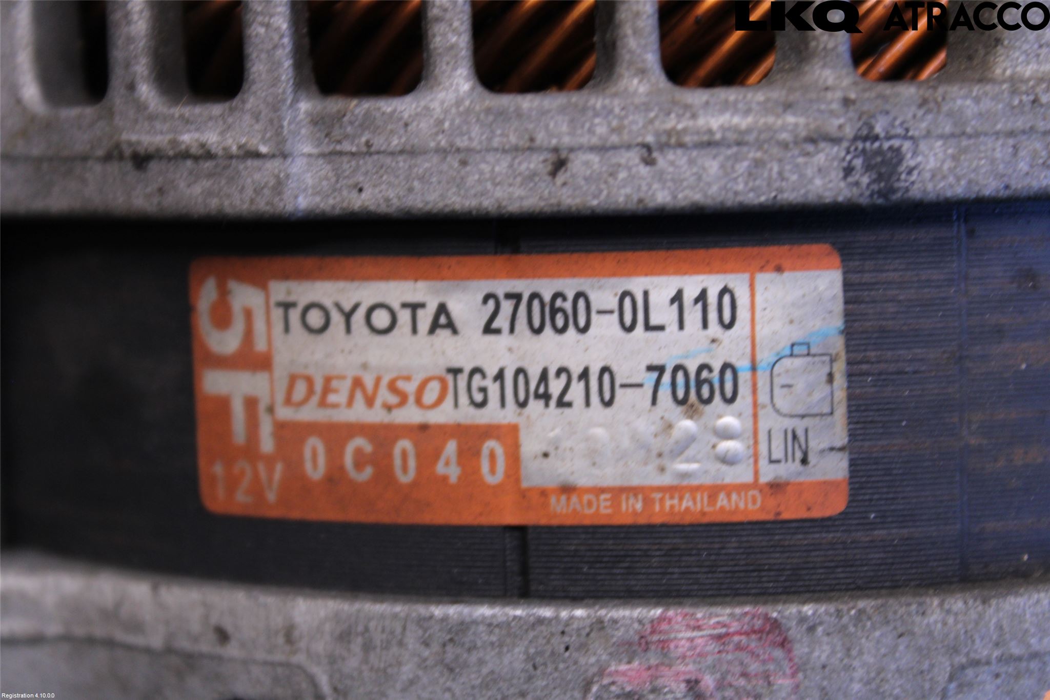 Toyota HILUX 16- Dynamo