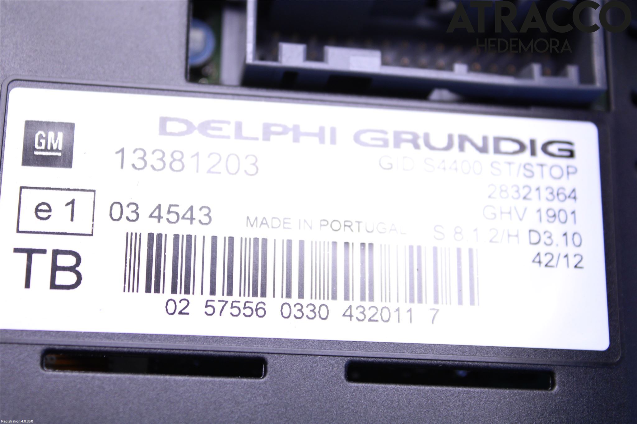 Opel CORSA D 07-14 Multifunktionsdisplay