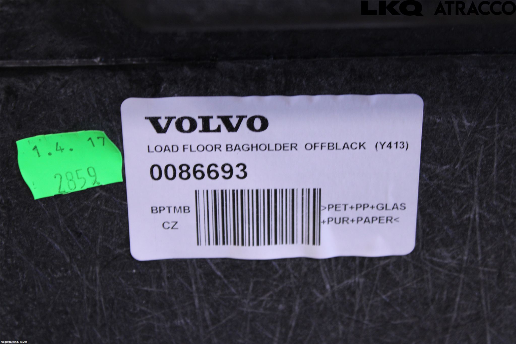 Volvo XC60 14-17 Bakluke Bun (Utgår 5023)
