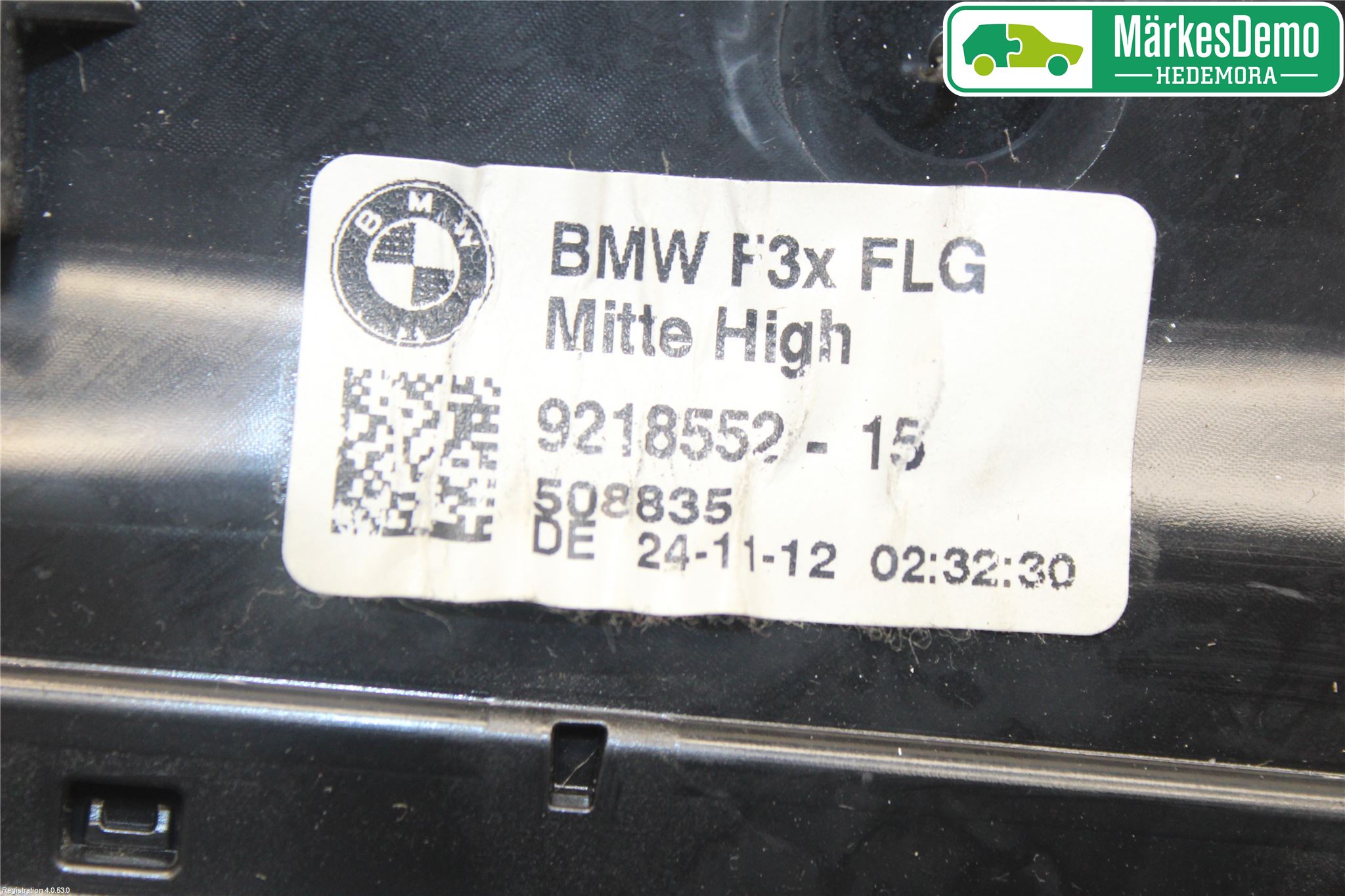 BMW 3 F30/F31/F80 12-19 Dashbord Kanal - Dyse