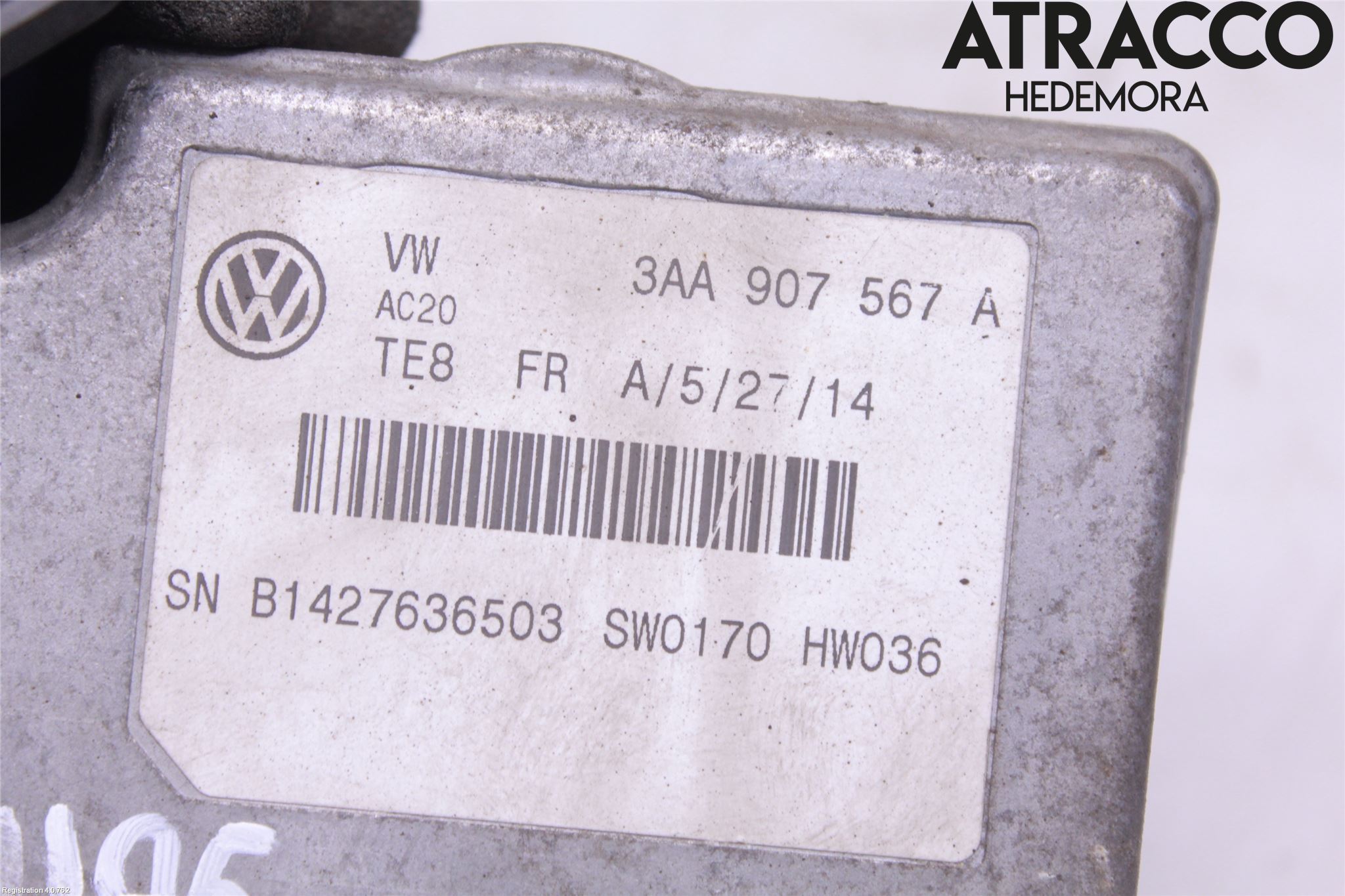 Volkswagen VW PASSAT 11-14 Sensor Kollisjonsbeskyttelse