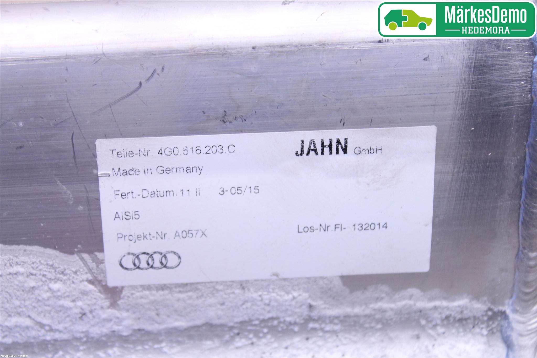 Audi A6 ALLROAD 12-18 Nivå/Lufrfrändring Trycktank