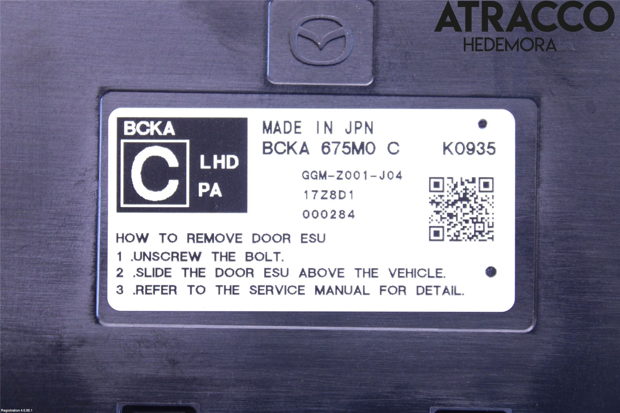 Mazda 3 IV 19- Styreenhet Dør