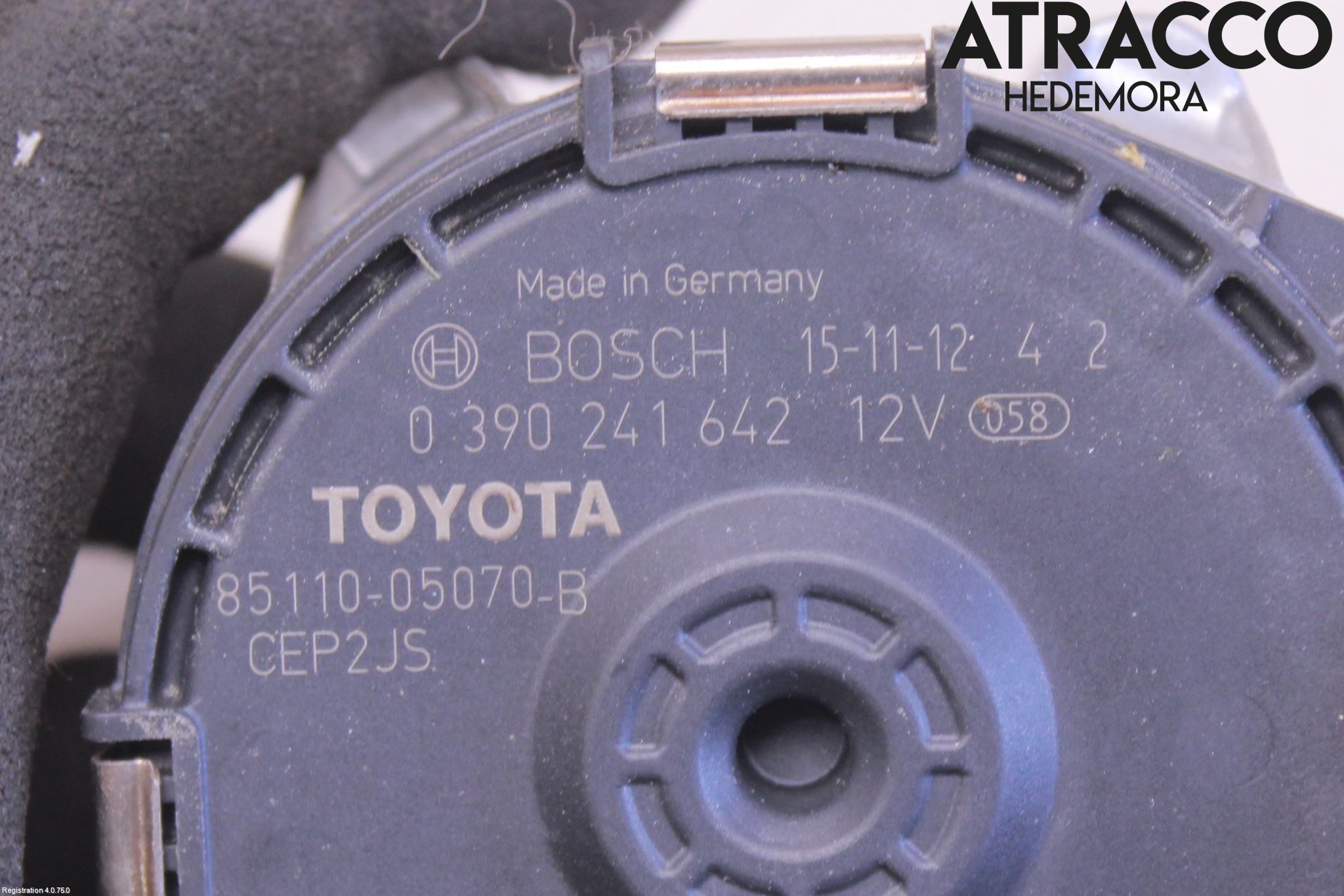 Toyota AVENSIS 16-18 Viskermotor Frontrute
