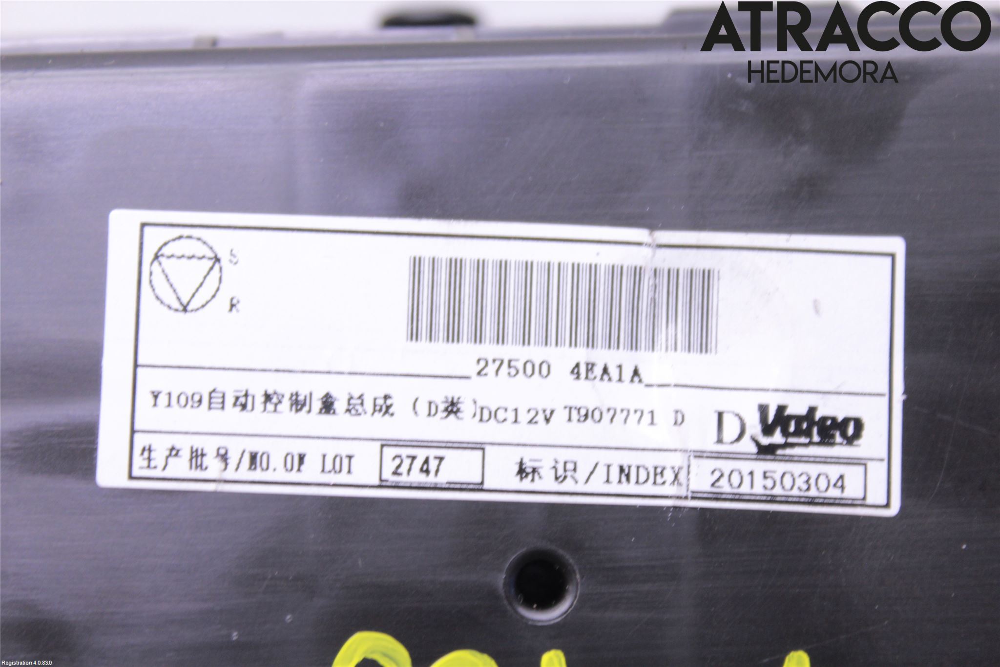 Nissan QASHQAI 14-17 Varme Ac Betjening-Display