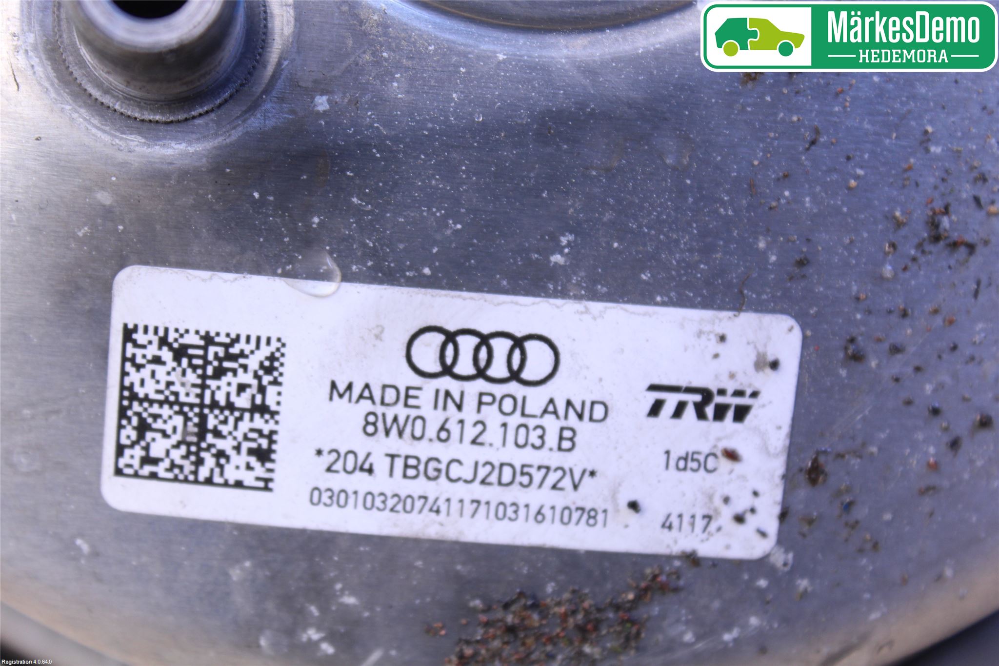Audi A4/S4 B9 16-19 Bremseservo