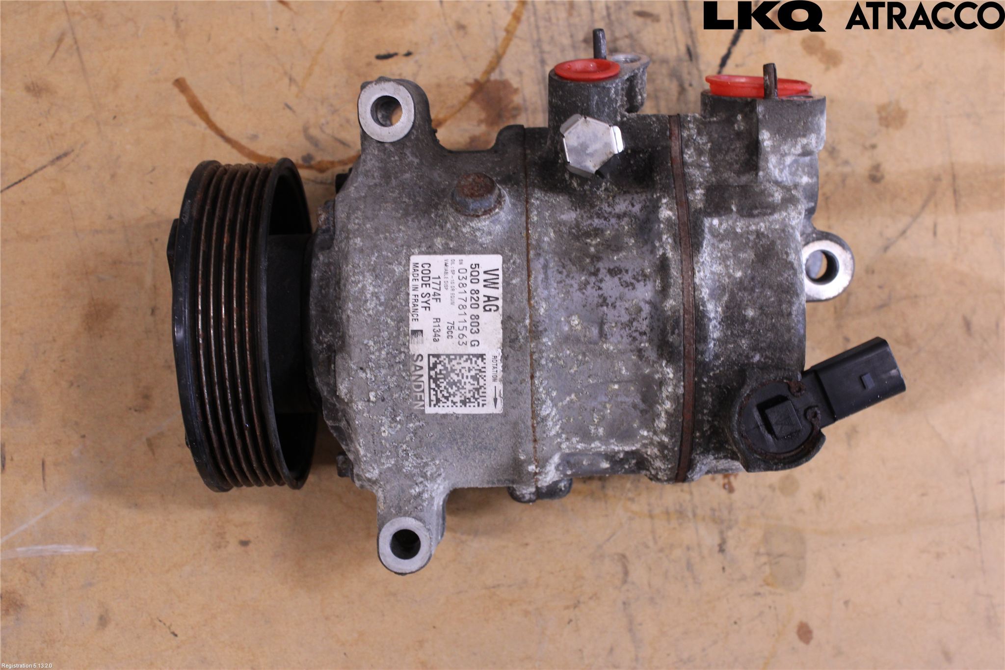 Volkswagen VW POLO 10-17 Varme Ac Kompressor