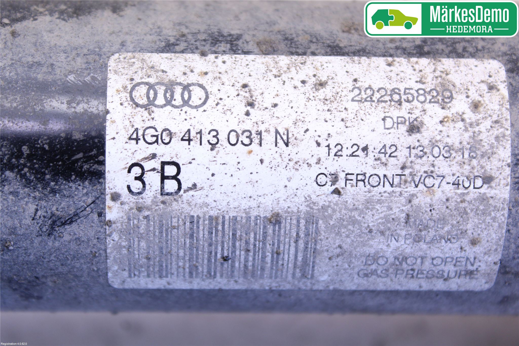 Audi A6/S6 4G 11-18 Fjærbein Foran Venstre