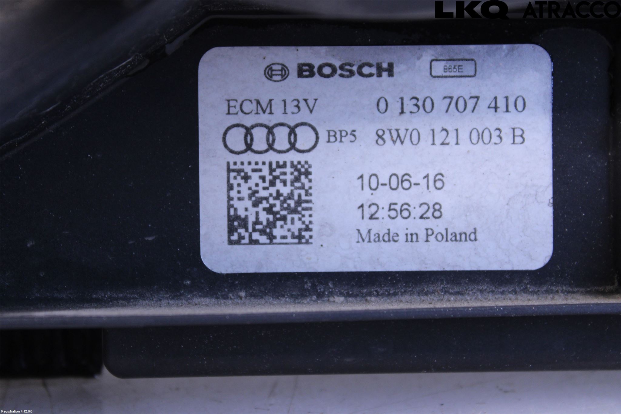 Audi A4/S4 B9 16-19 Kjølevifte-Radiator Hus-Kåpe