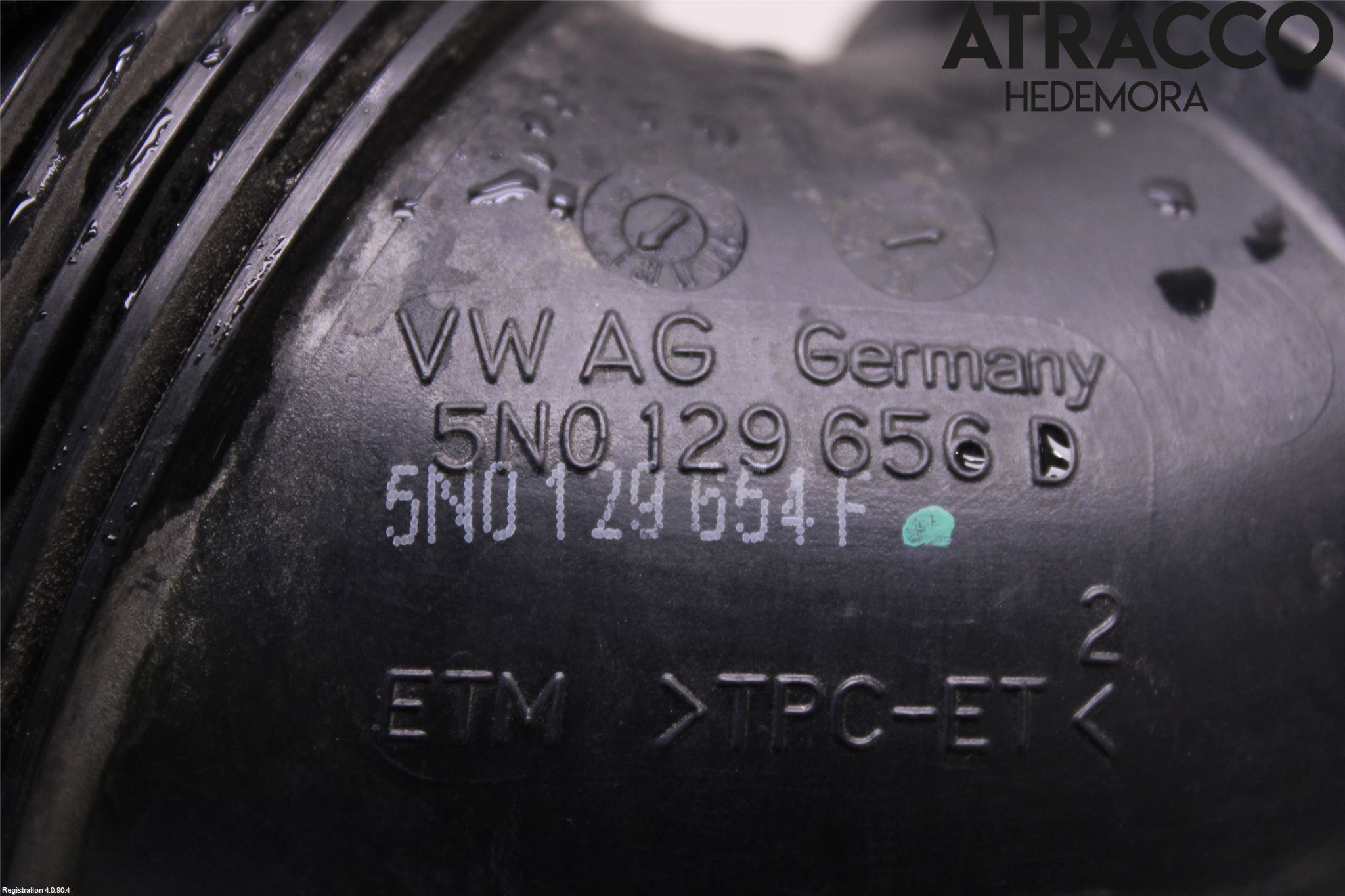 Volkswagen VW TIGUAN 07-16 Inns Gummibelg - Slange