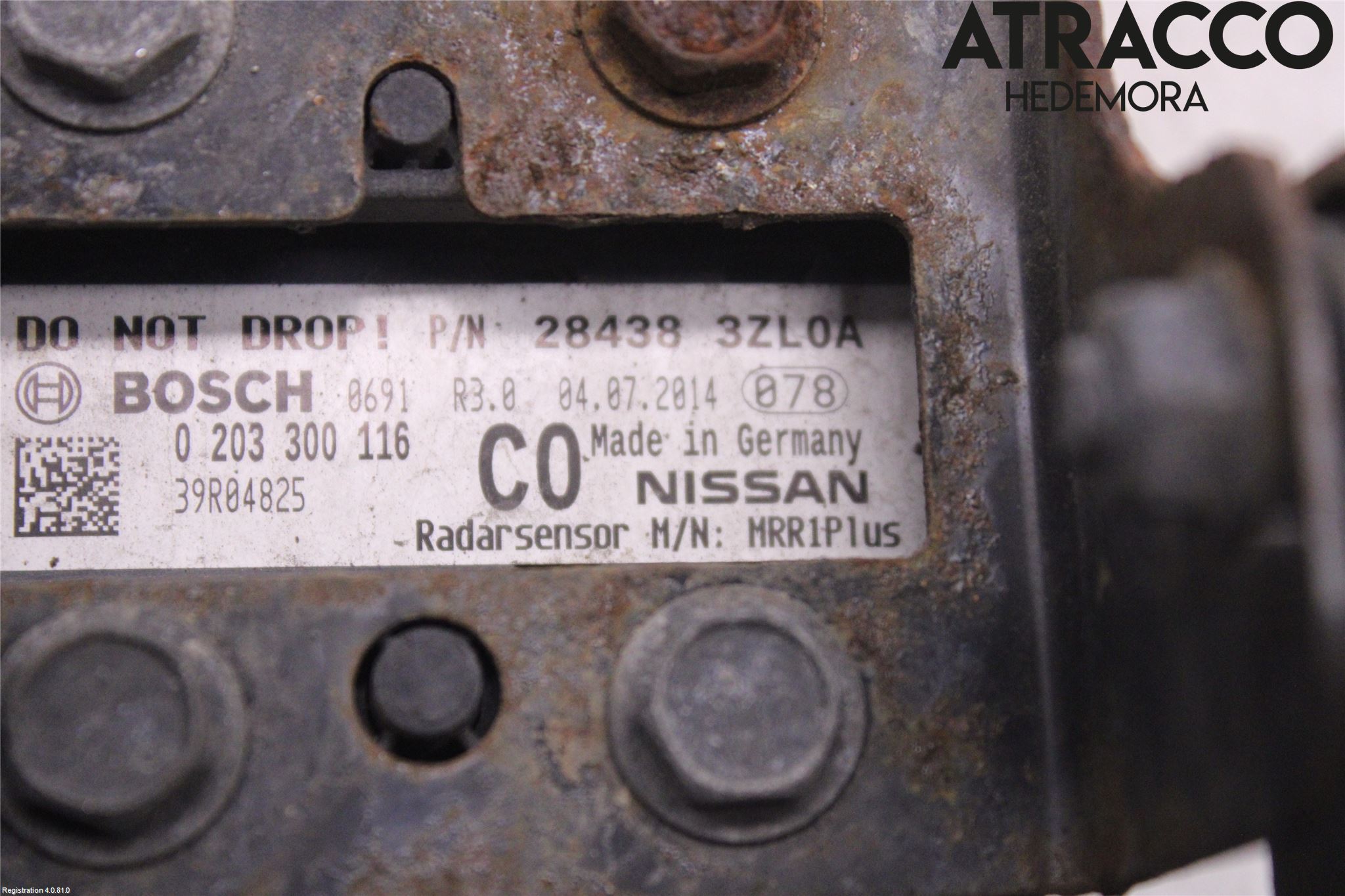 Nissan PULSAR Sensor Fartsbegrensning