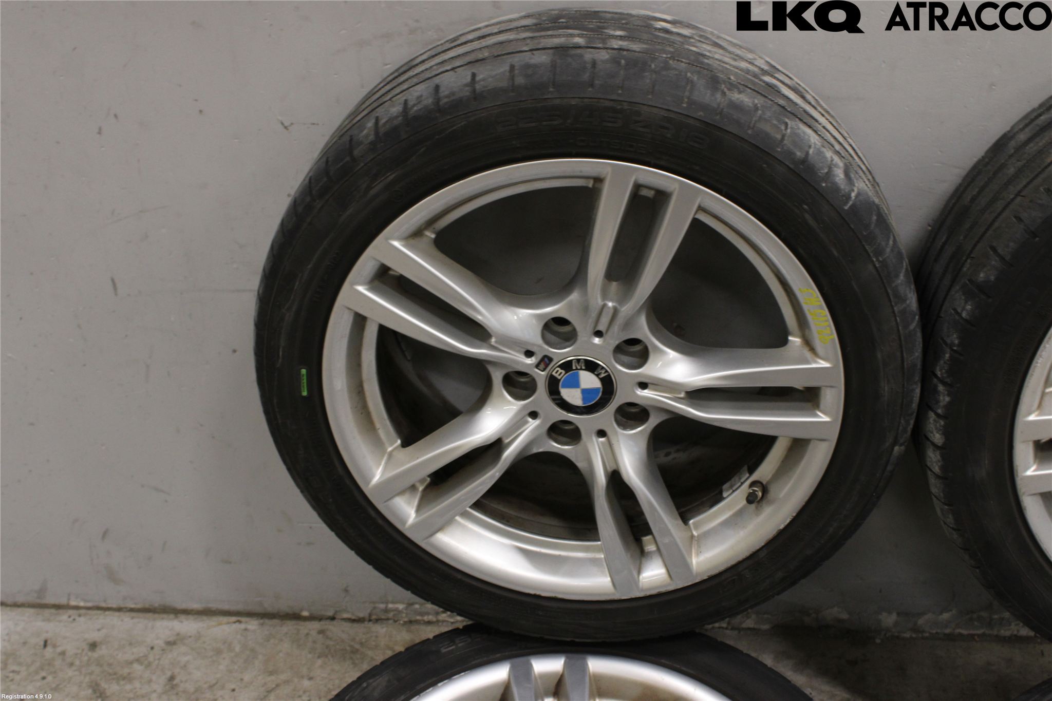 BMW 3 F30/F31/F80 12-19 Dekk Sommer På Alu Felg 4Stk