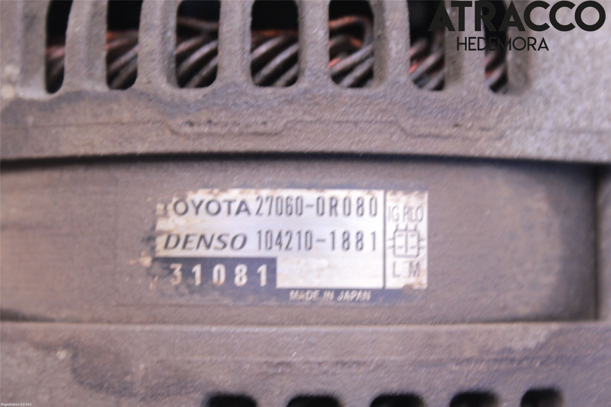 Toyota AVENSIS 09-15 Dynamo