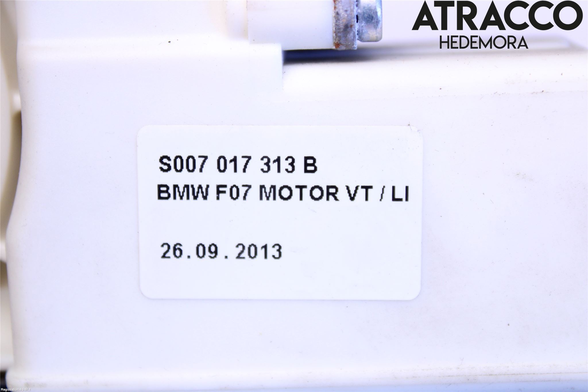BMW 5 GT F07 09-17 Vindusheismotor