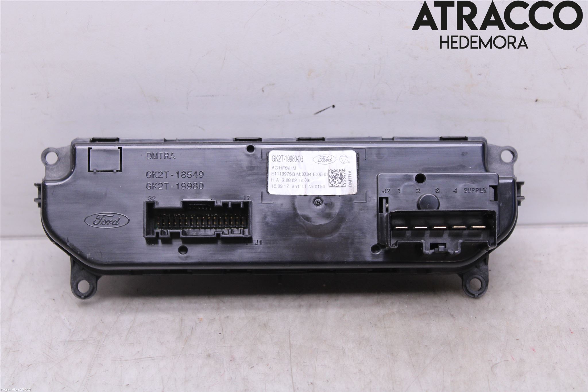 Ford TRANSIT/TOURNEO CUSTOM 13-24 Varme Ac Betjening-Display