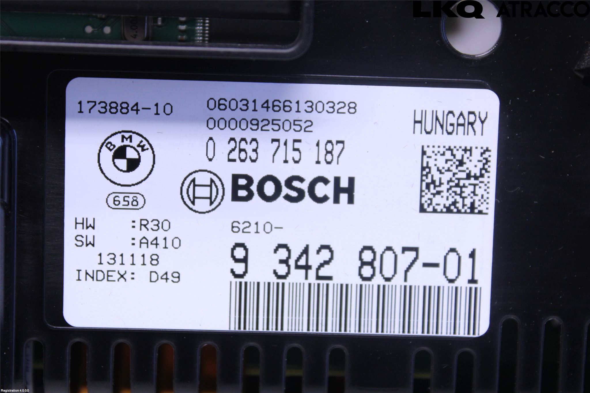 BMW X5 F15 13-18 Instr Kombinert