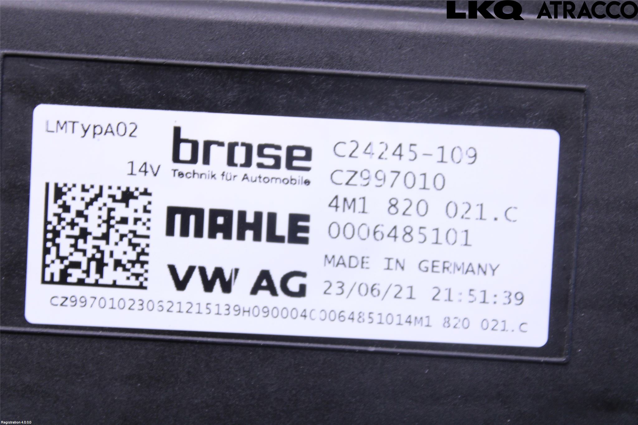 Audi A6 F2/C8 19- Varme Ac Varmeapparatvifte