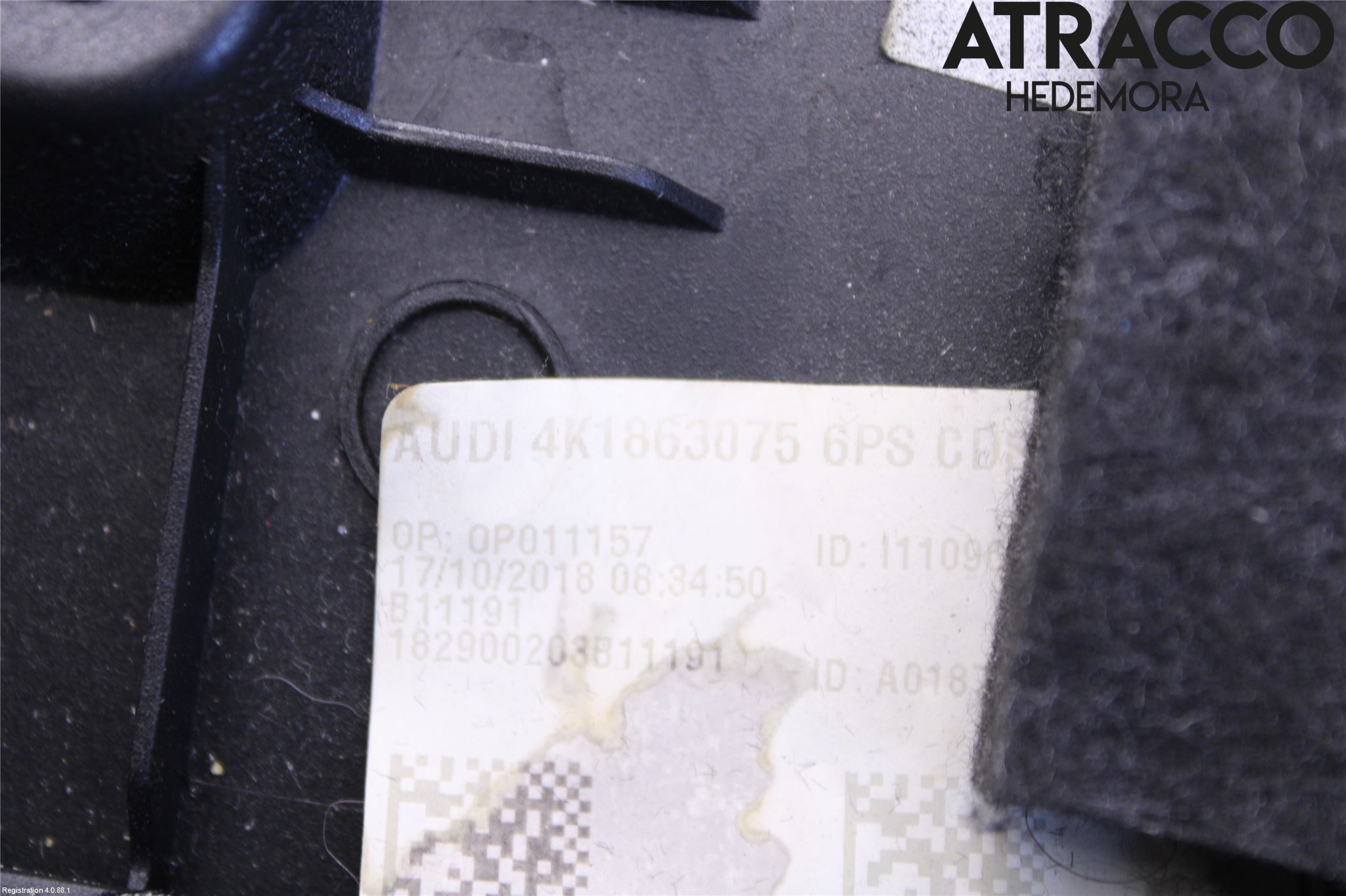 Audi A6 F2/C8 19- Innr Oppbevaringsrom