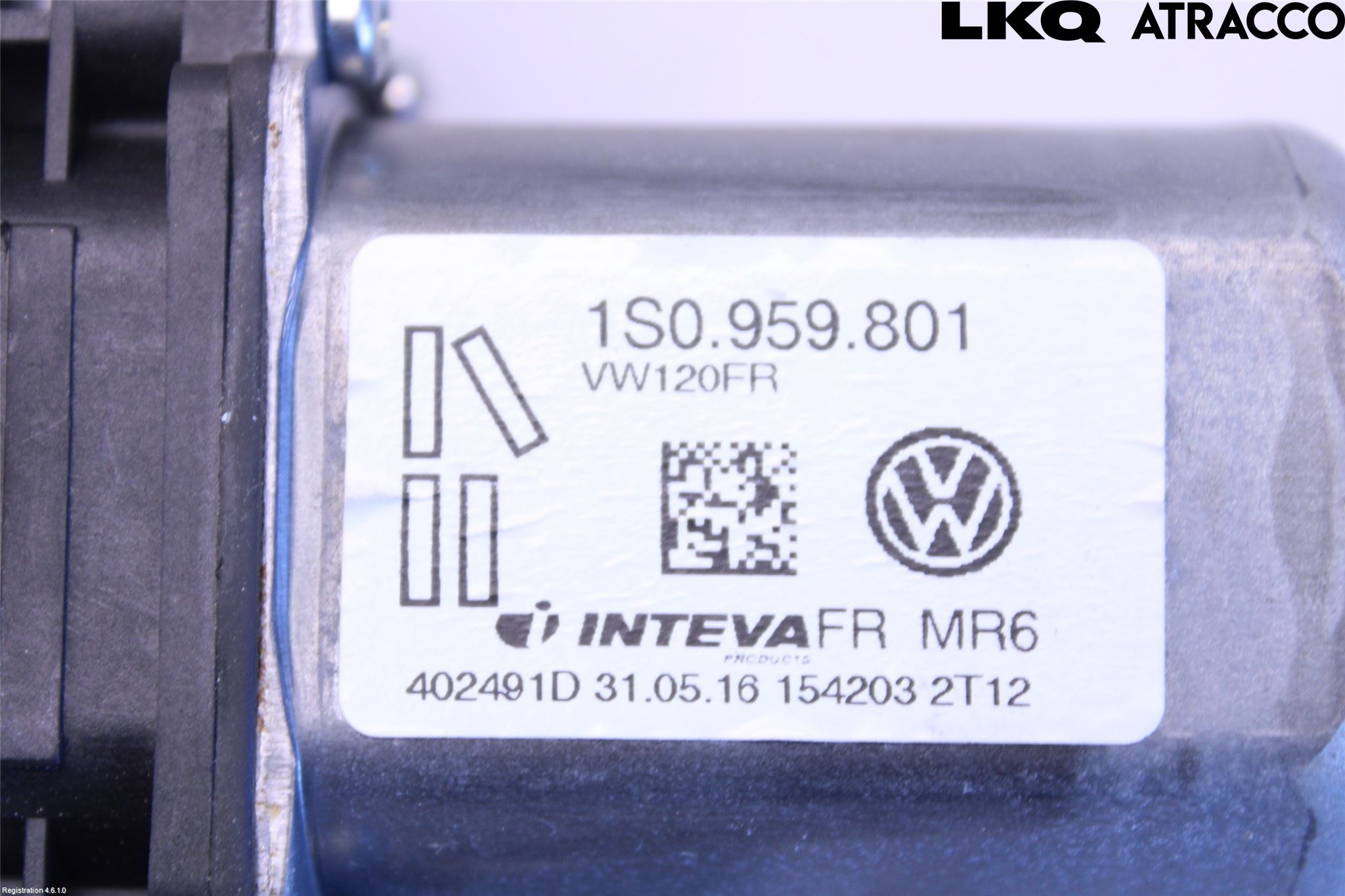 Volkswagen VW UP! / E-UP! Vindusheismotor