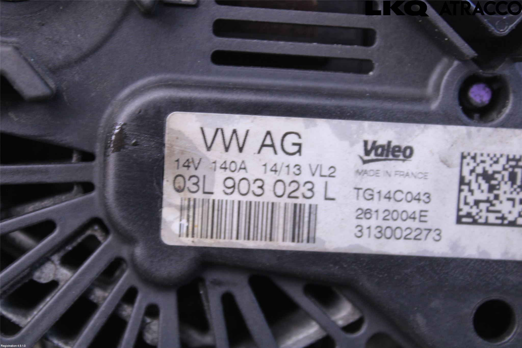 Volkswagen VW GOLF / E-GOLF VII 13-20 Dynamo