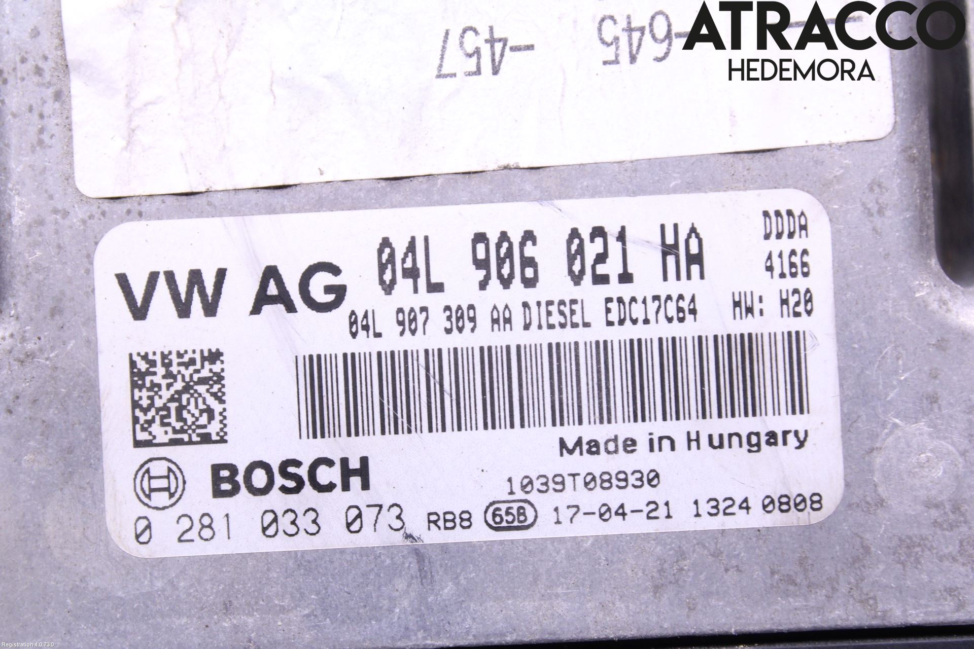 Audi A6/S6 4G 11-18 Styreenhet Dieselpumpe