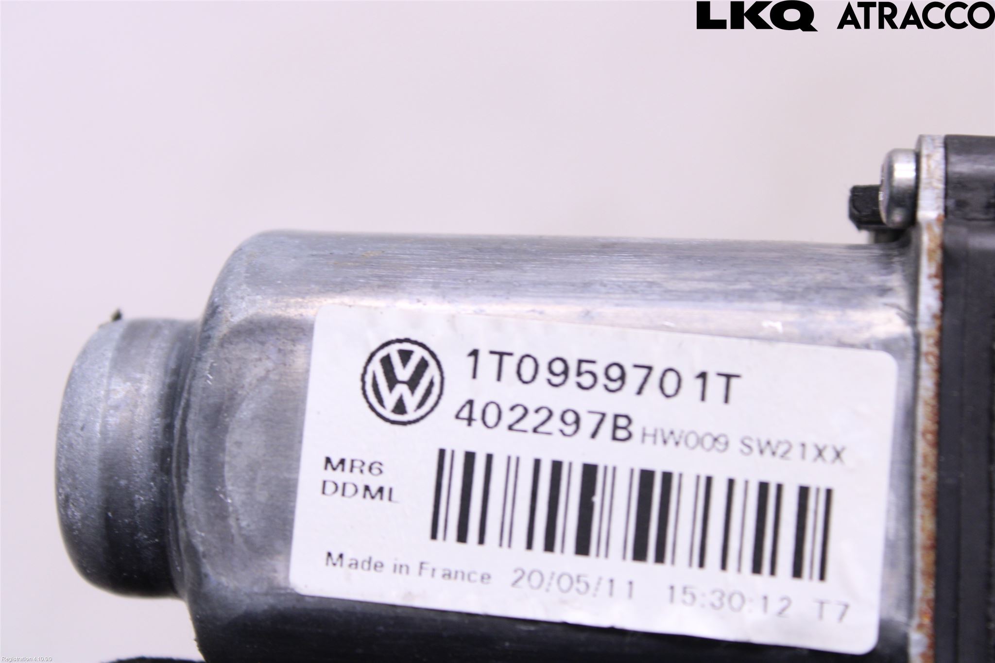 Volkswagen VW TOURAN 10-15 Vindusheismotor