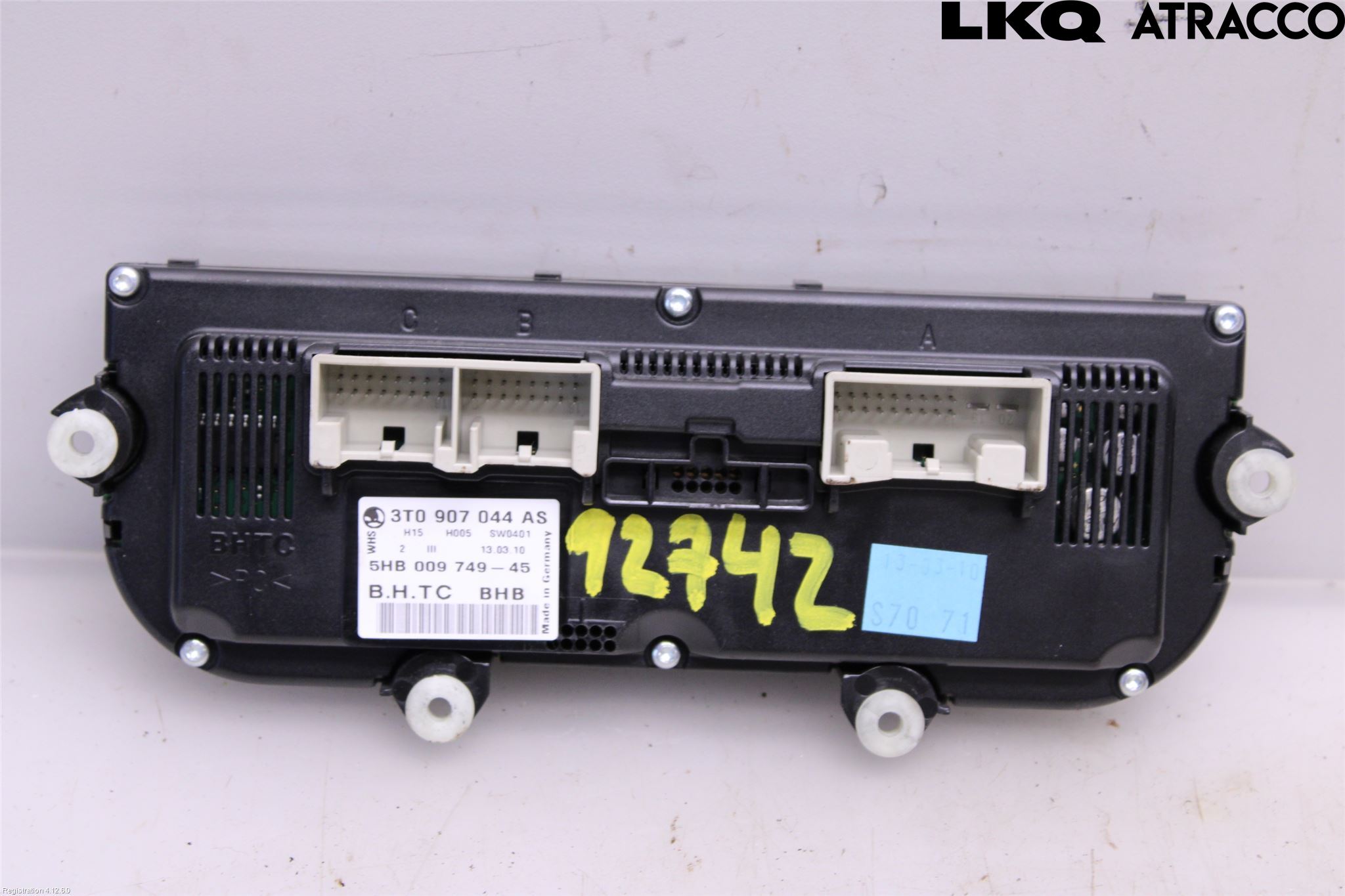 Skoda OCTAVIA (1Z) 05-13 Varme Ac Betjening-Display