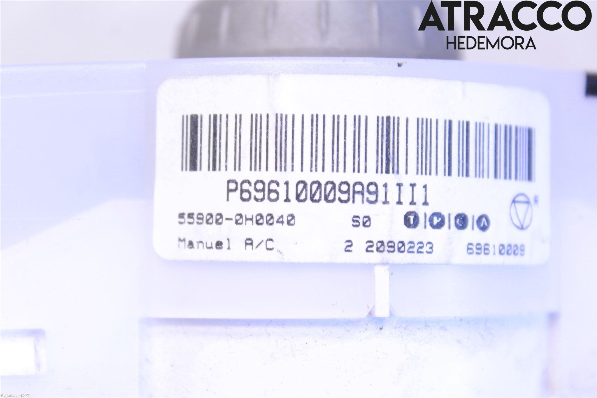 Toyota AYGO 06-14 Varme Ac Betjening-Display