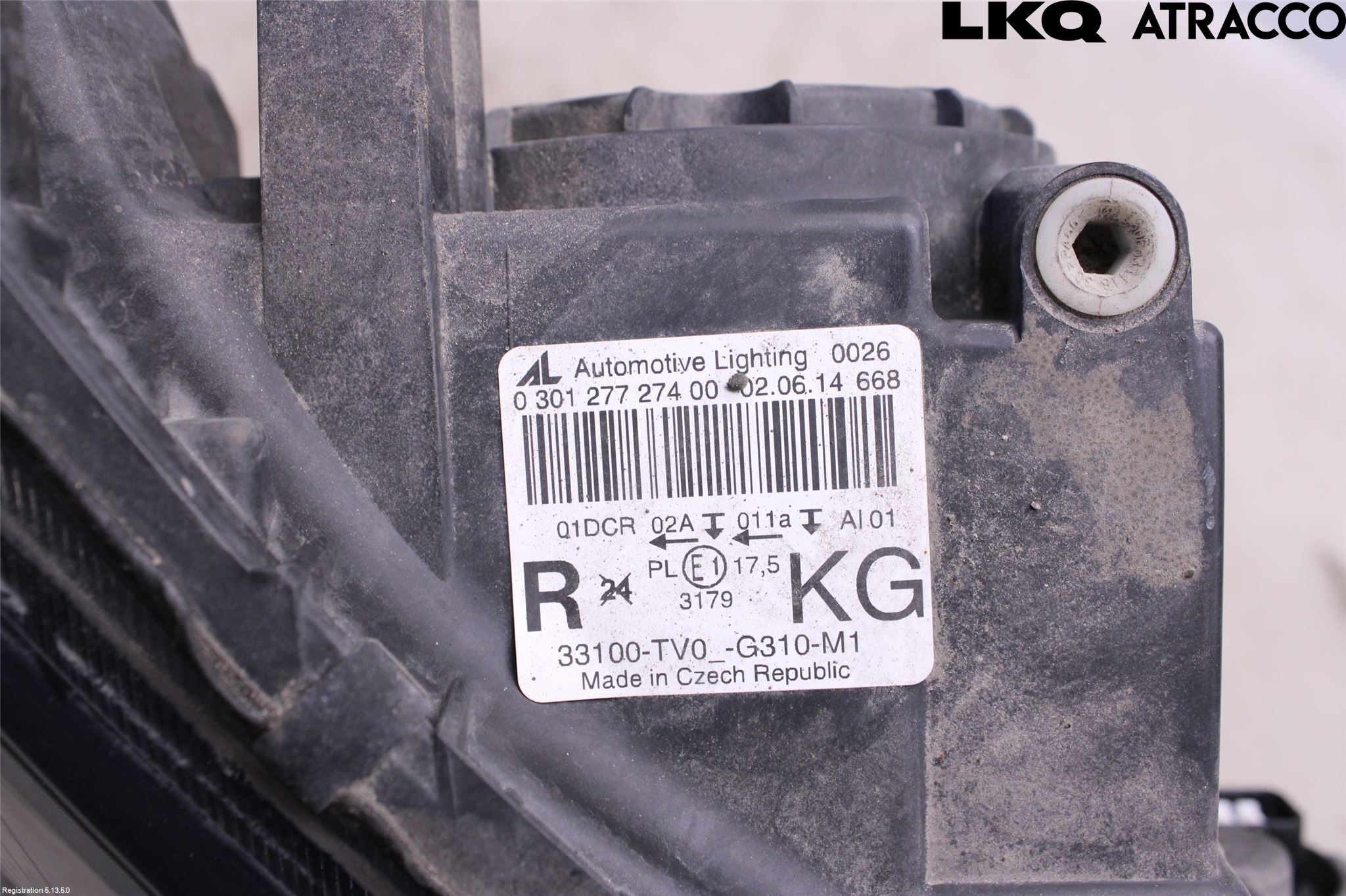 Honda CIVIC 12-16 Frontlykt Høyre