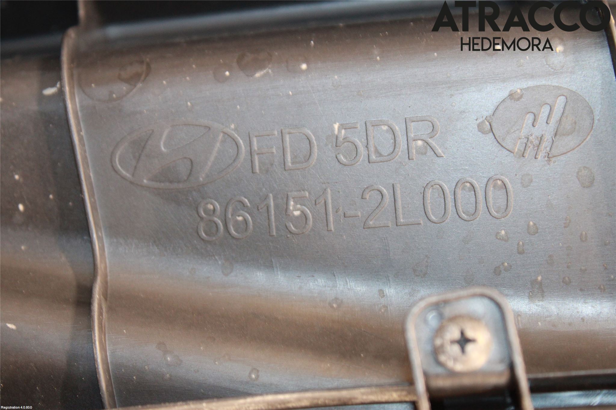 Hyundai i30 FD 07-12 Visker Deksel-Grill-Under Frr