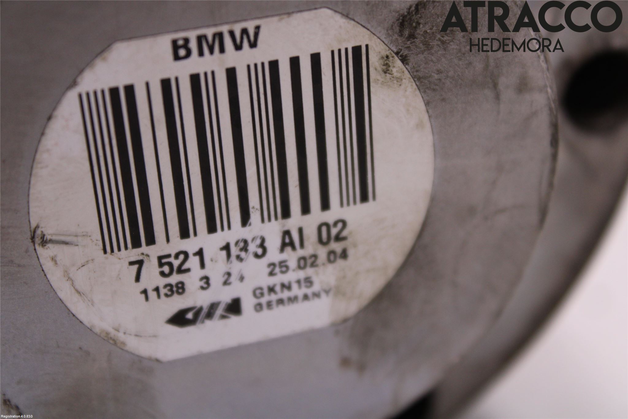 BMW 5 E60/61 Sed/Tou 02-10 Drivaksel Bak Kompl Venstre