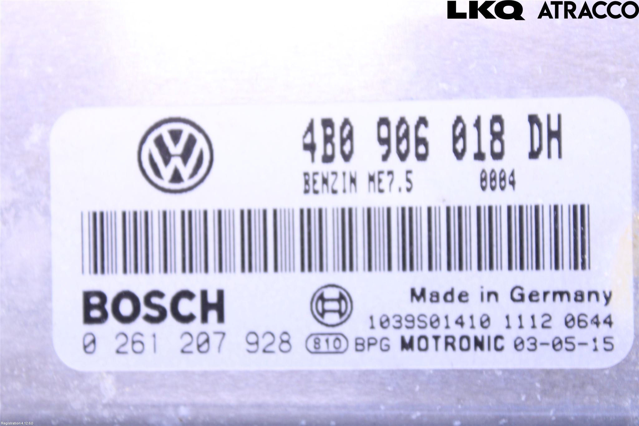Volkswagen VW PASSAT 01-05 Styreenhet Innsprøytning