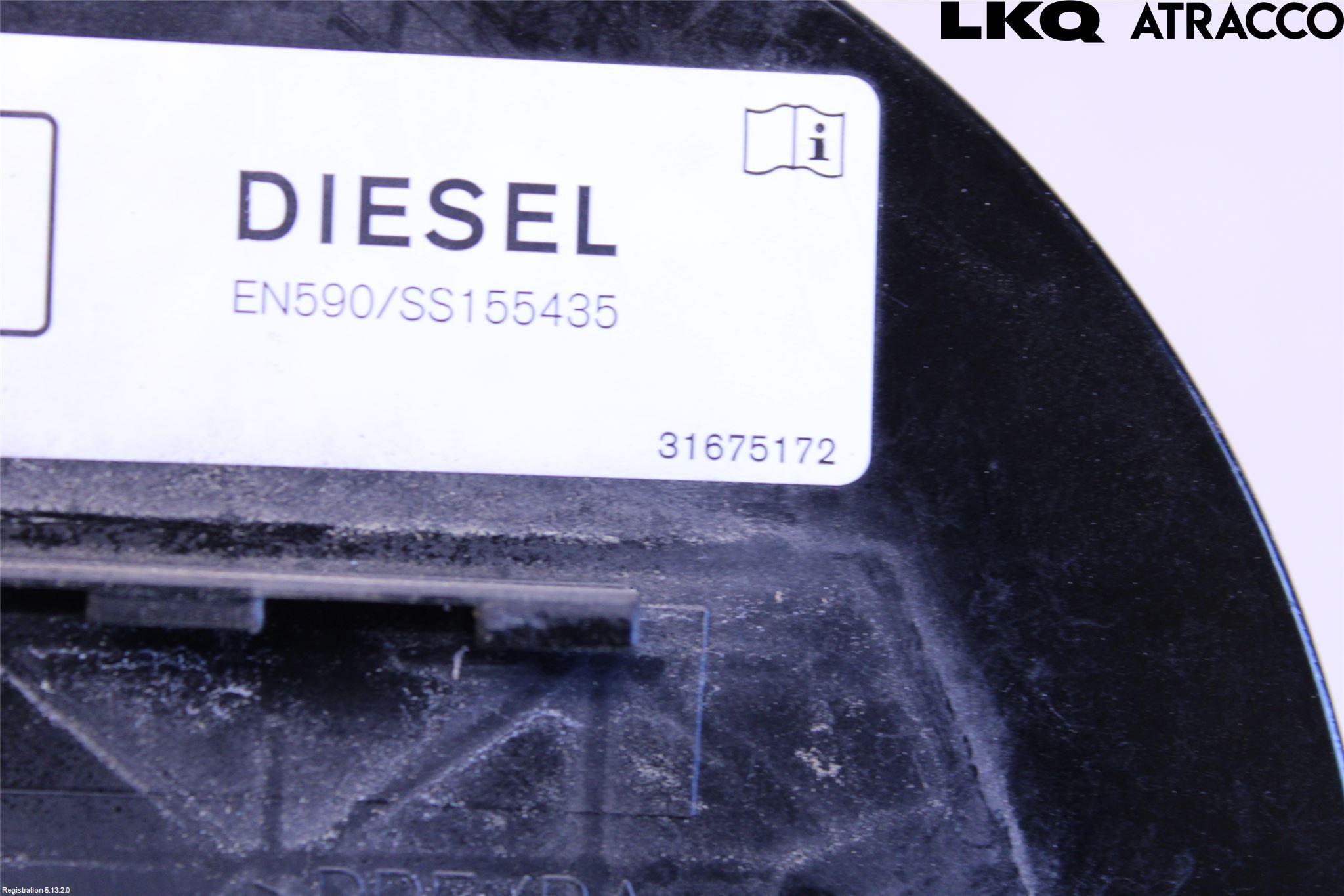 Volvo XC60 14-17 Drivstoff Tankluke